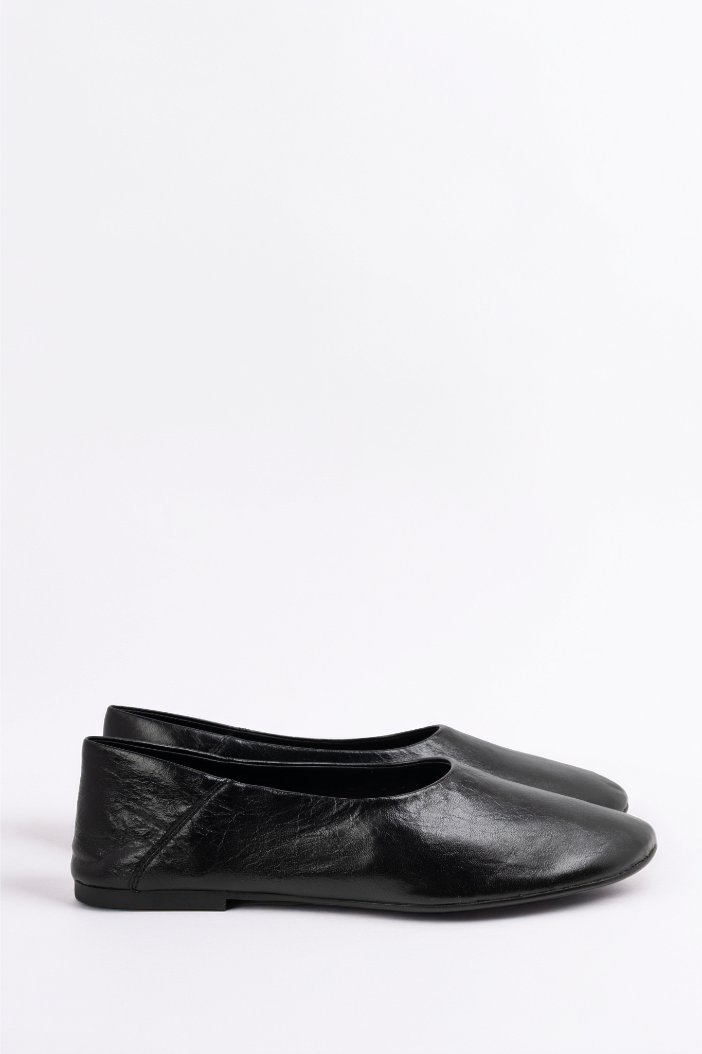 Anfa Flat Leather - Black