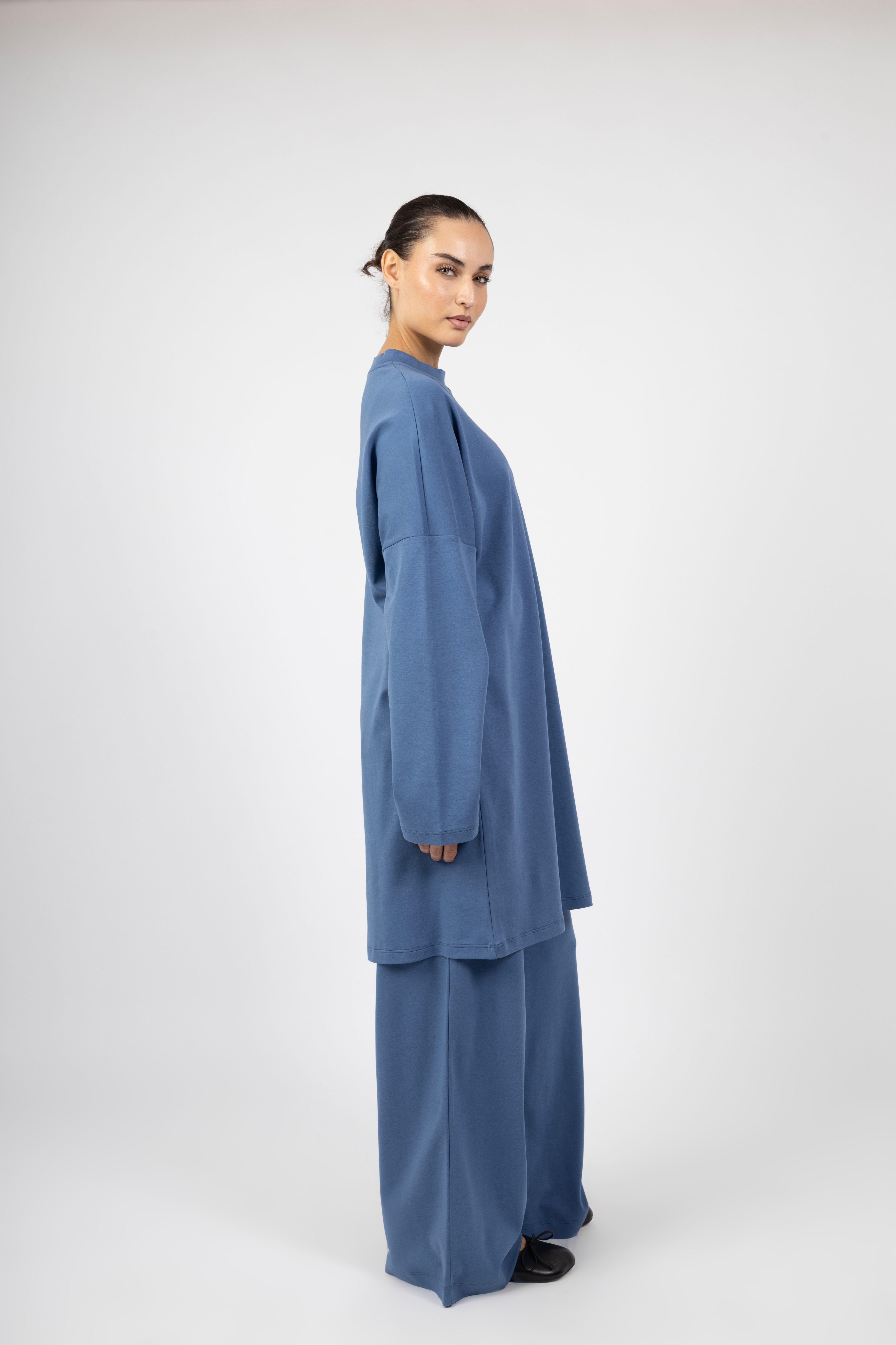 Cotton Co-ord - Indigo