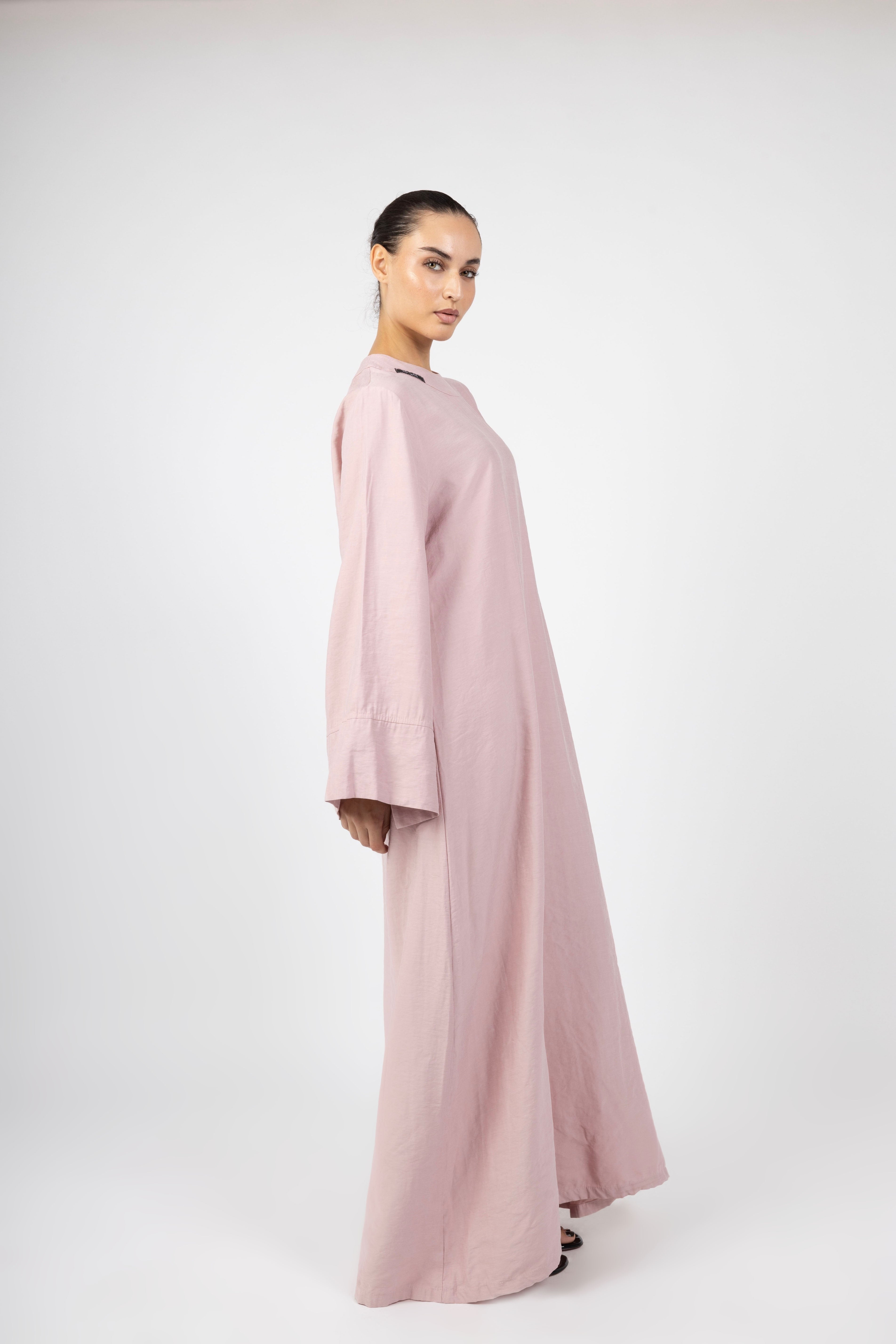 Abaya Signature - Baby Pink