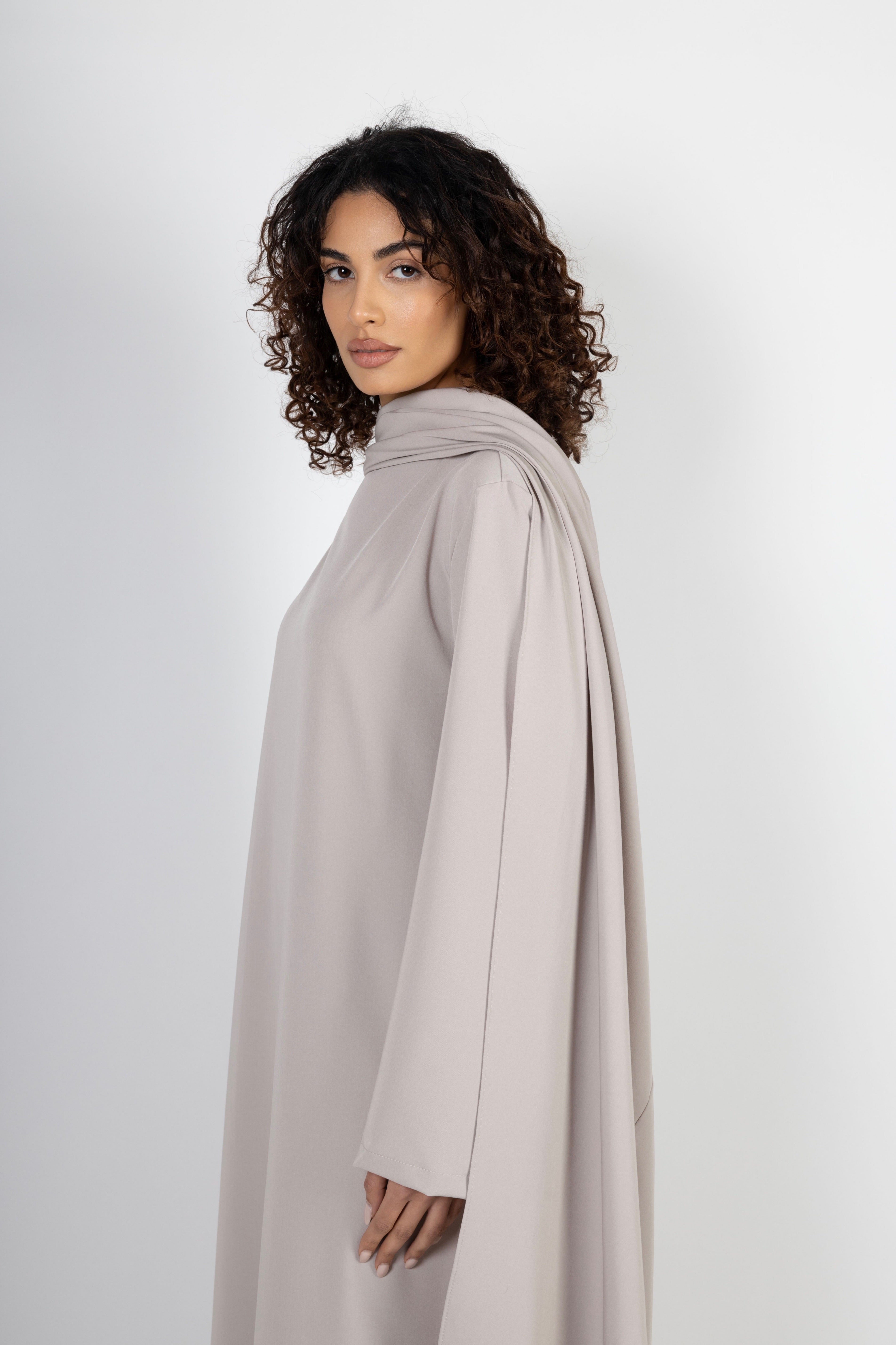 Serene Drape Dress - Ecru