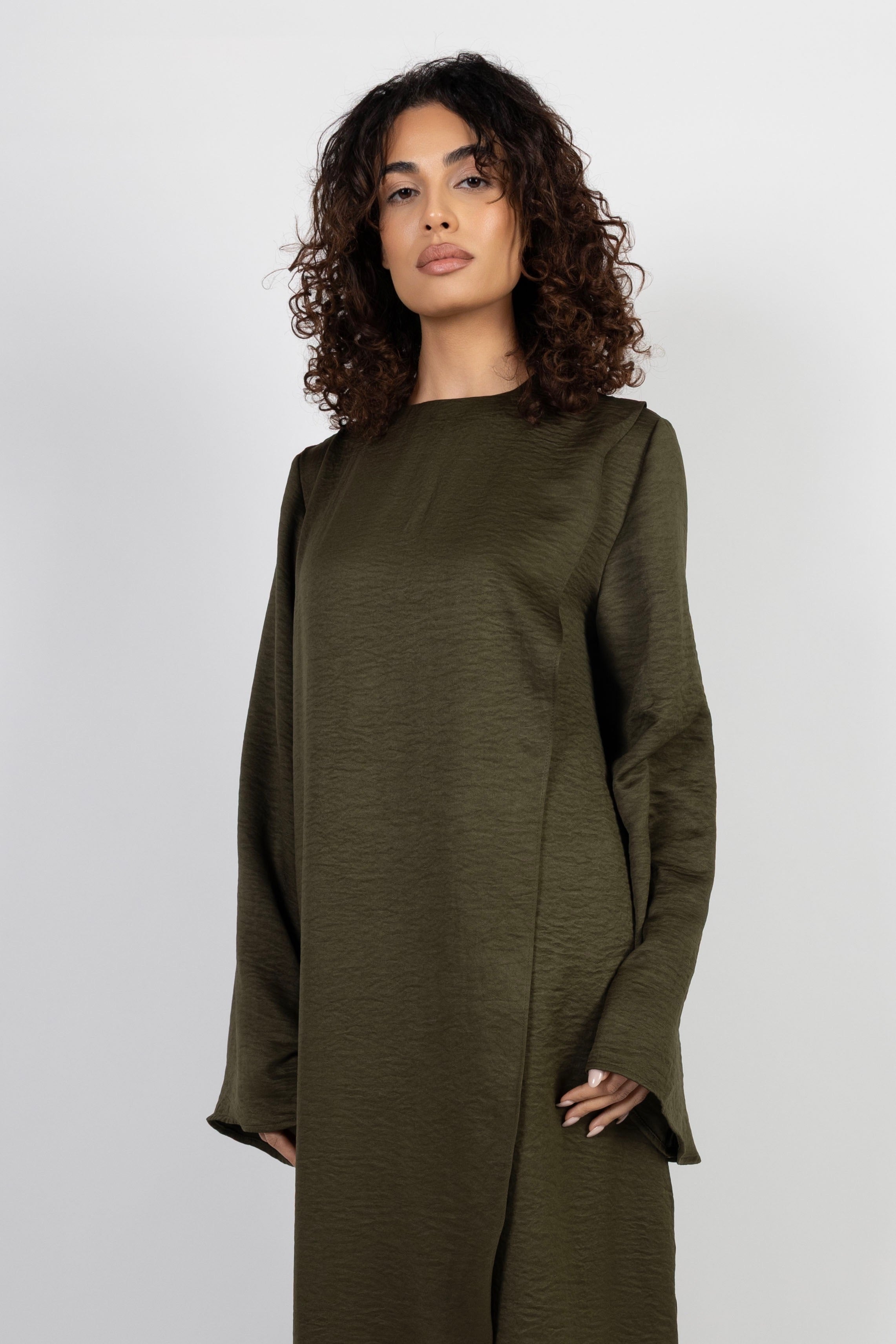 Contour Dress – Olive
