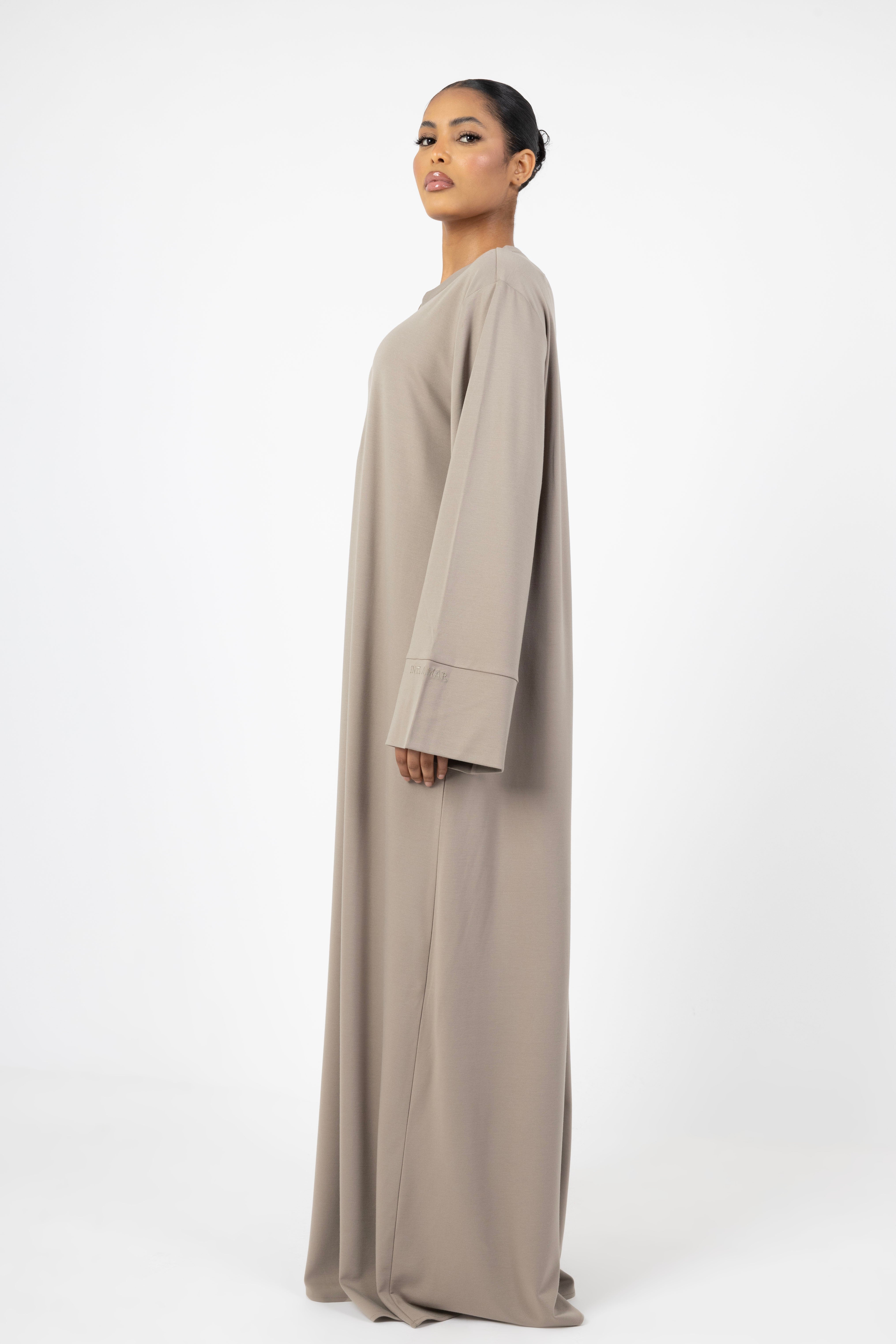 Bamboo Khimar Set - Taupe