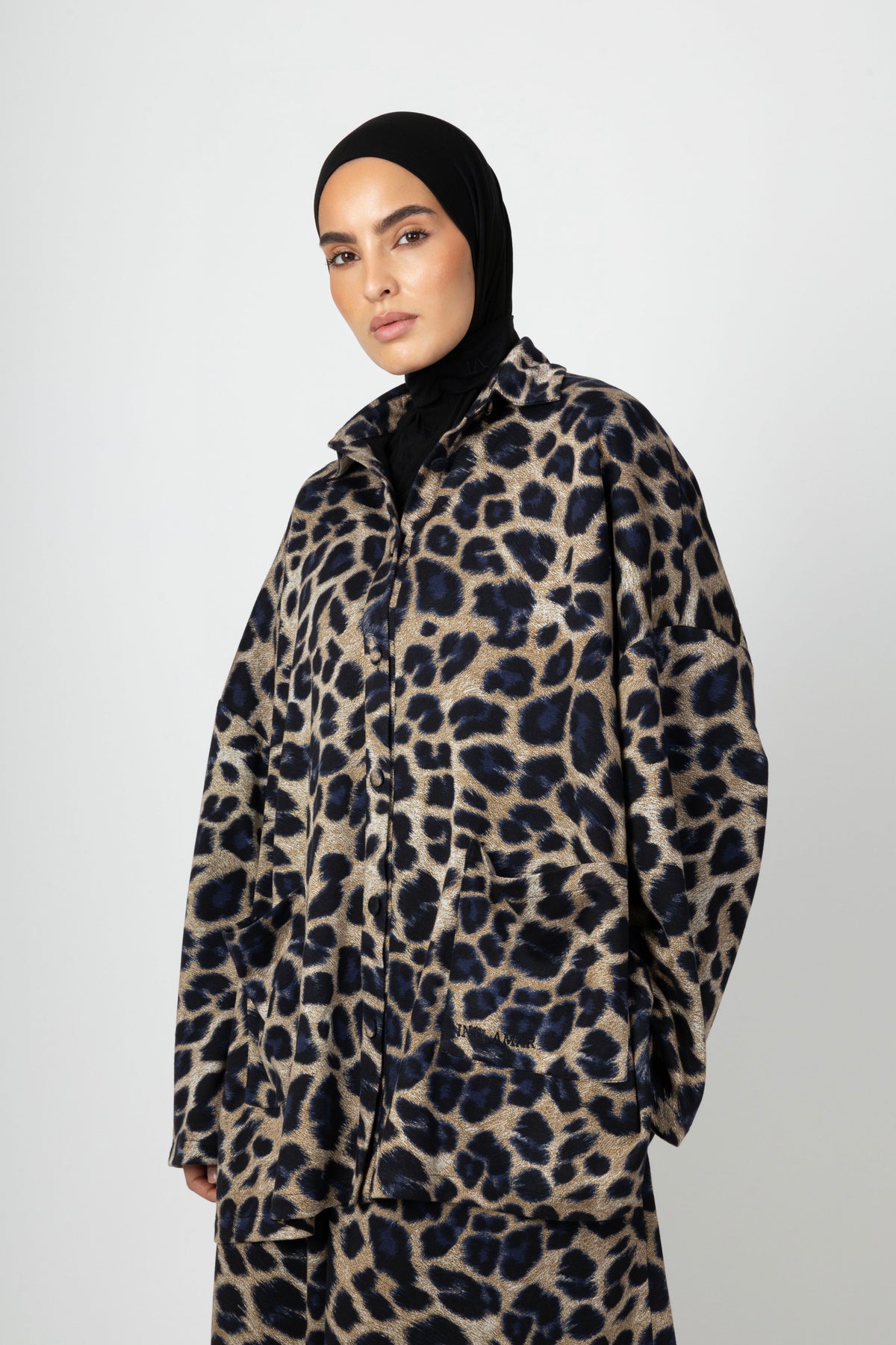 Wide Twinset - Taupe Leopard