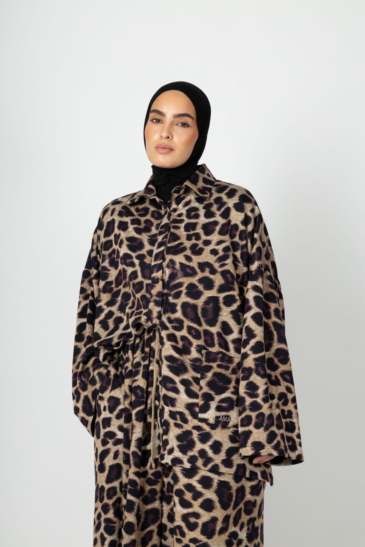 Wide Twinset - Caramel Leopard