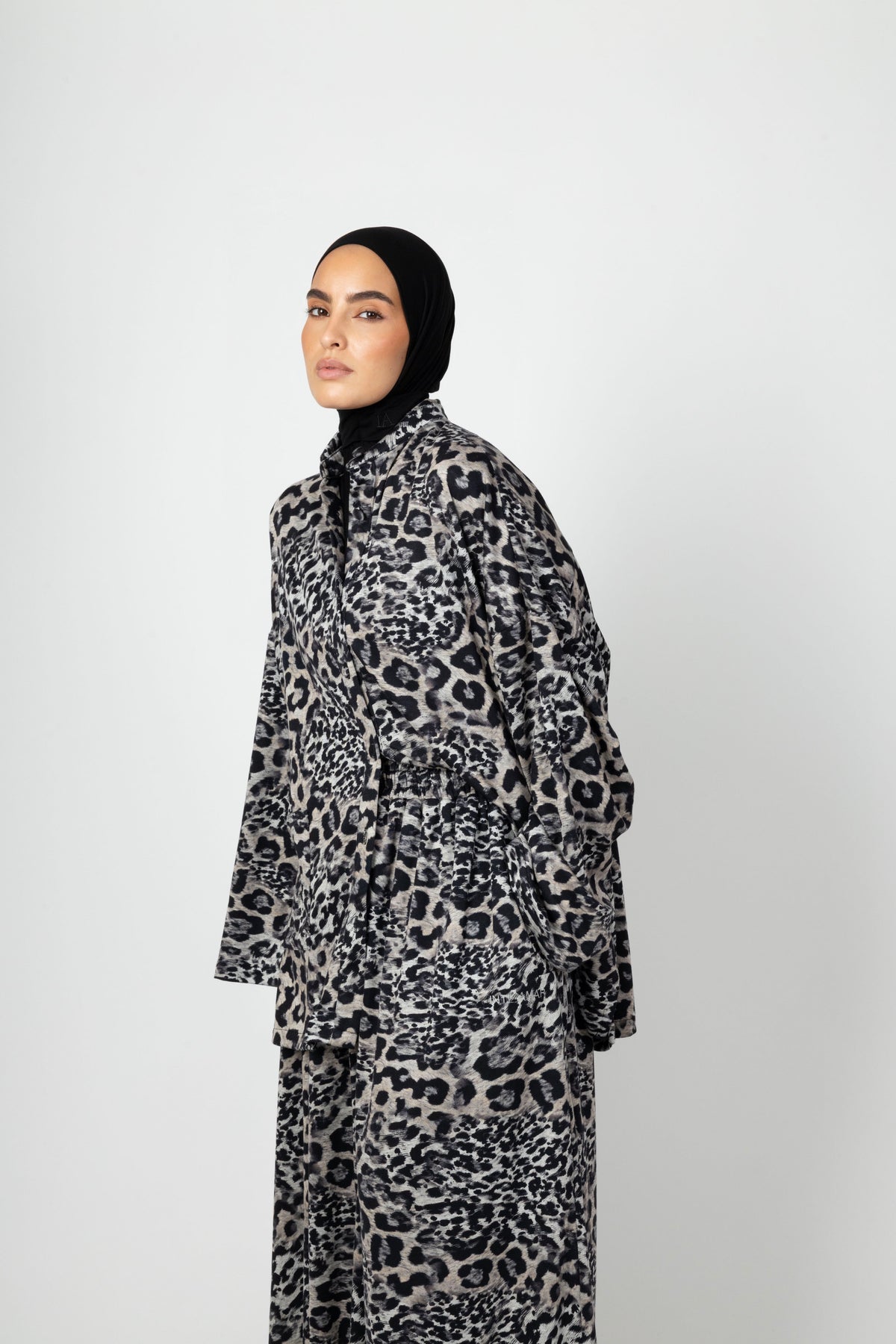 Wide Twinset - Monochrome Animal
