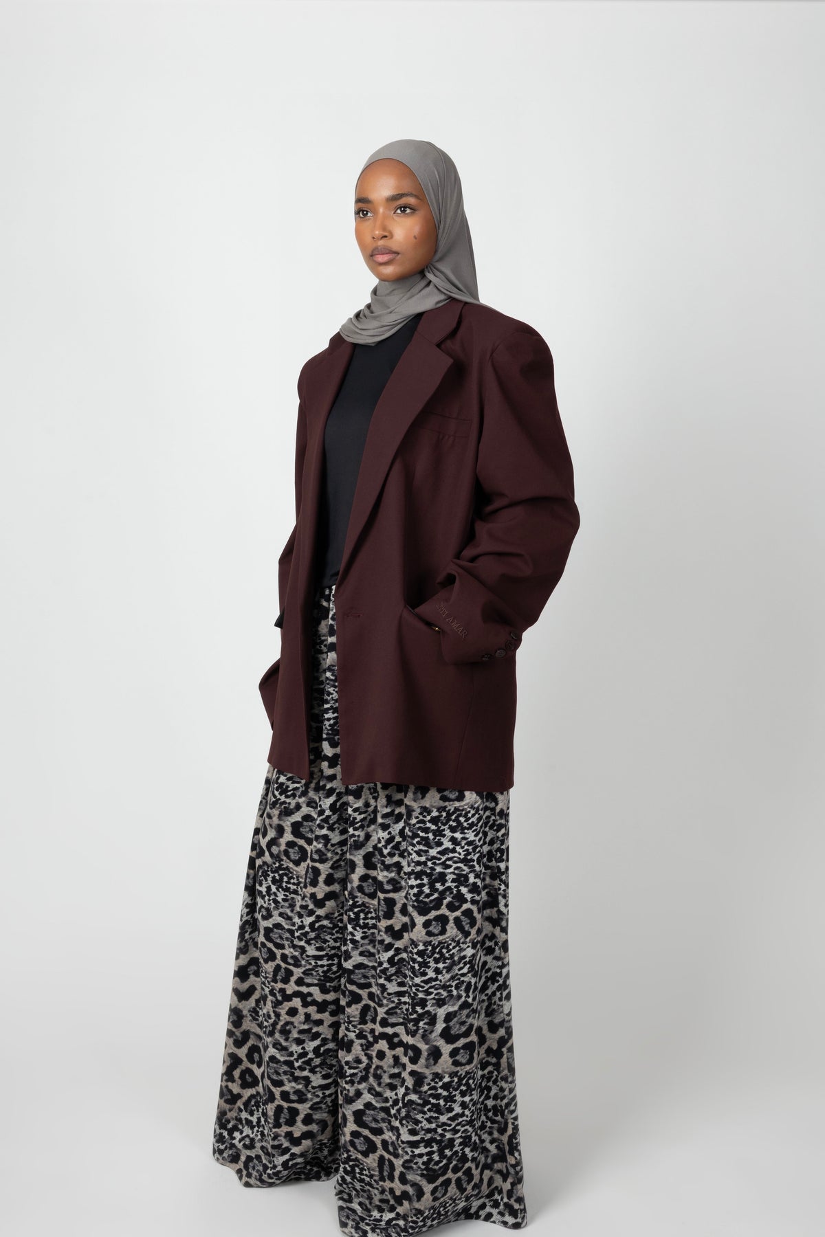 Statement Blazer - Bordeaux