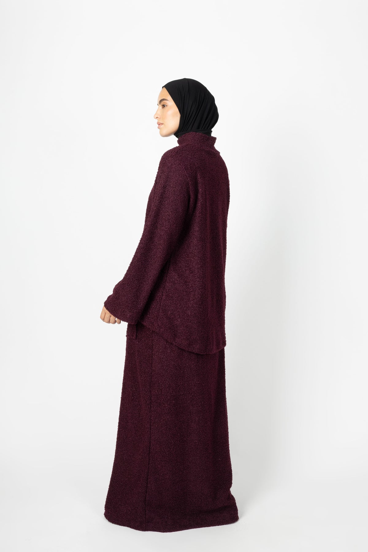 Teddy Co-ord Set - Bordeaux