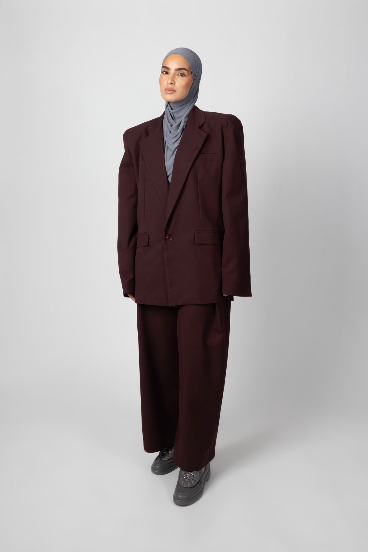 Statement Blazer - Bordeaux