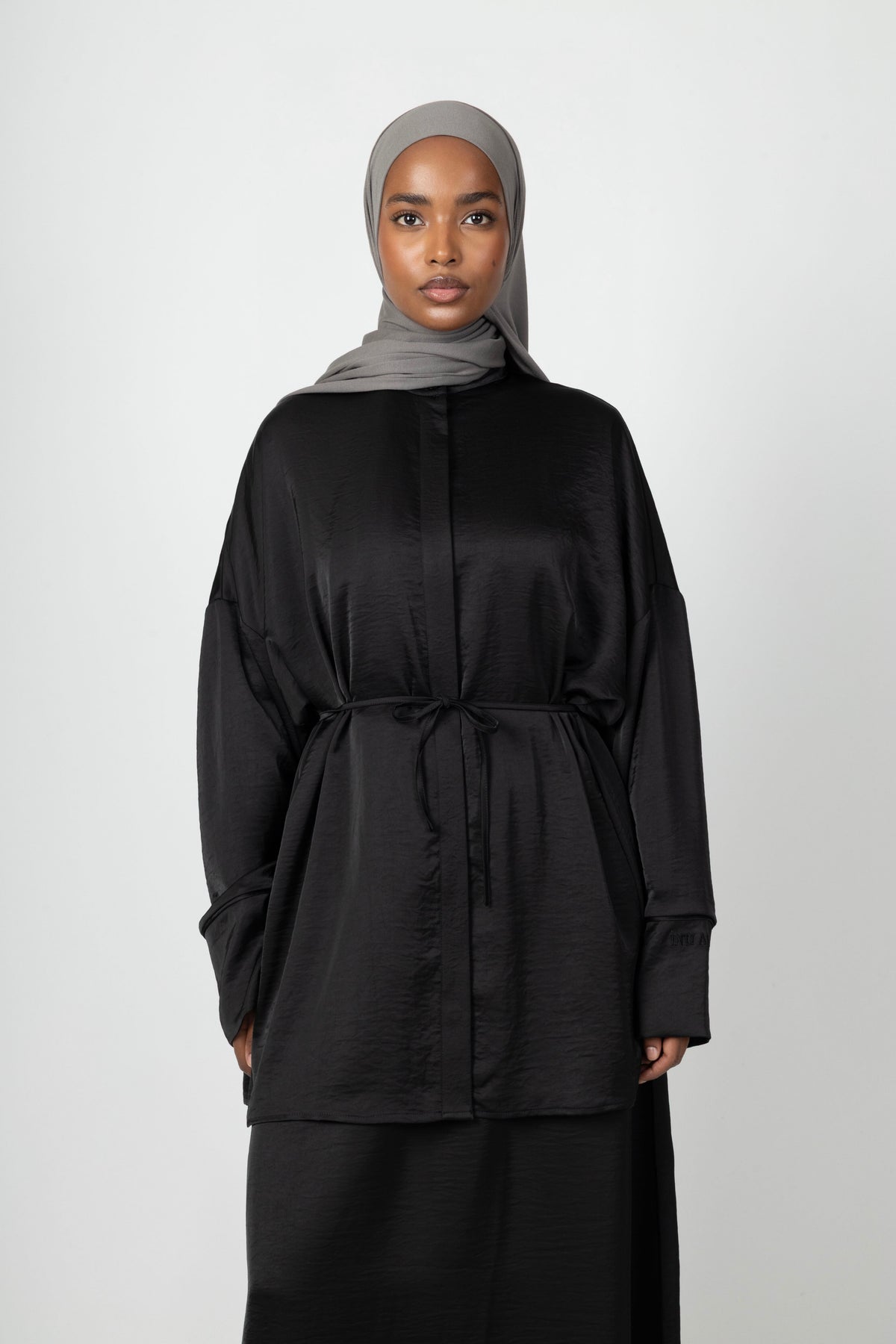 Silky Flow Skirt - Black