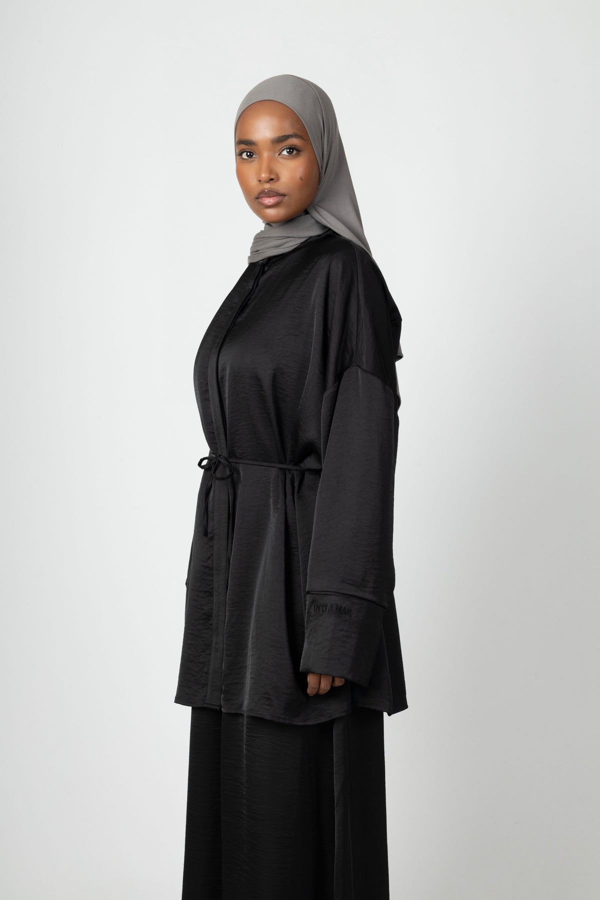 Silky Flow Skirt - Black