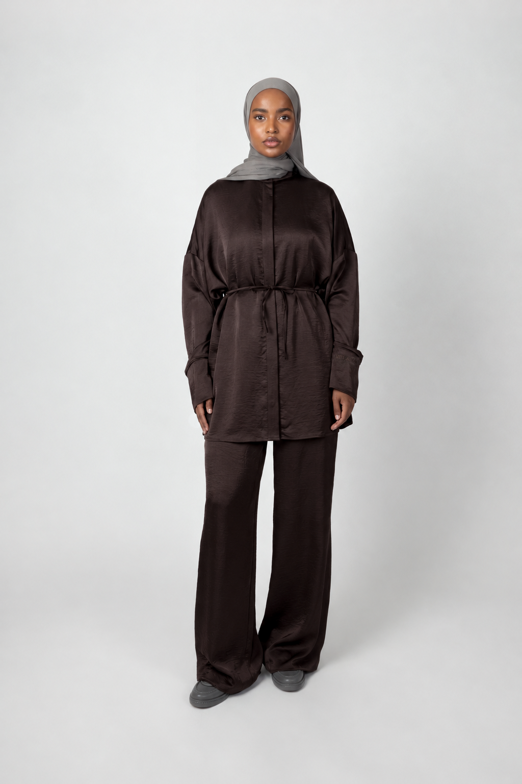 Silky Flow Pants - Espresso