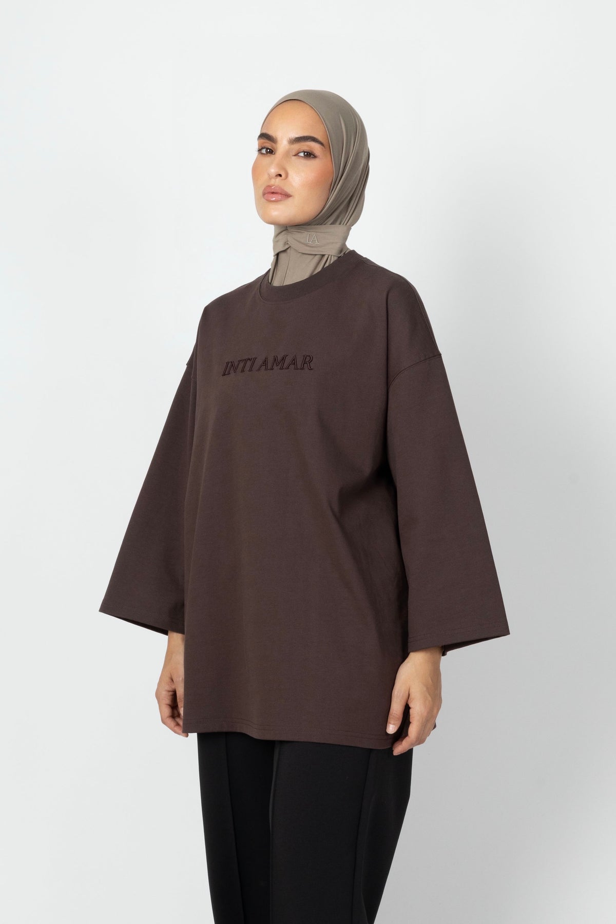 Oversized Essence Shirt - Espresso
