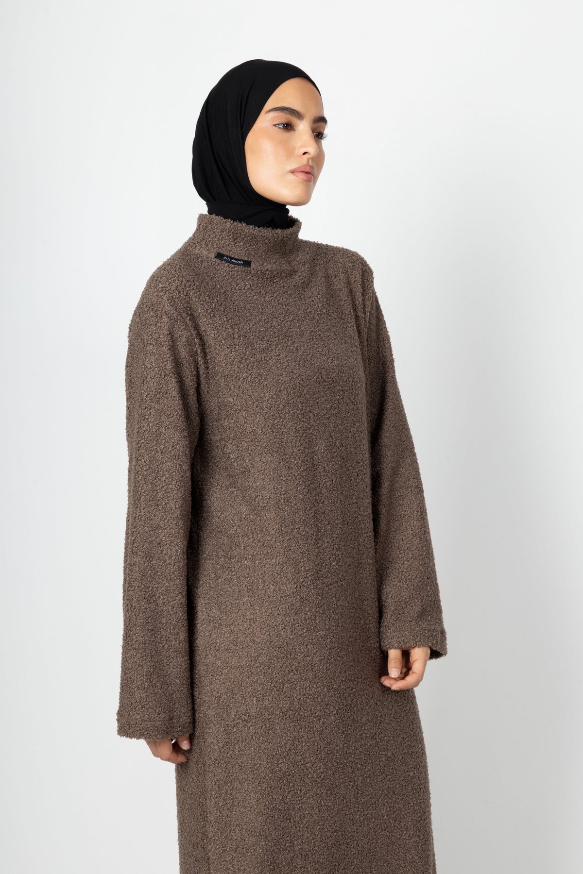 Teddy Dress - Mushroom Taupe