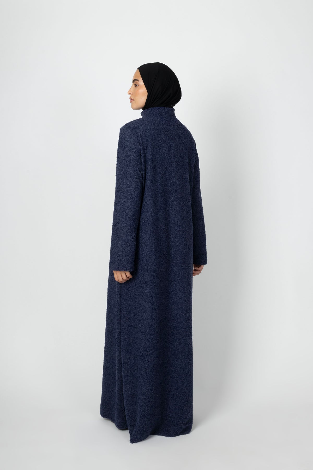 Teddy Dress - Dusty Navy