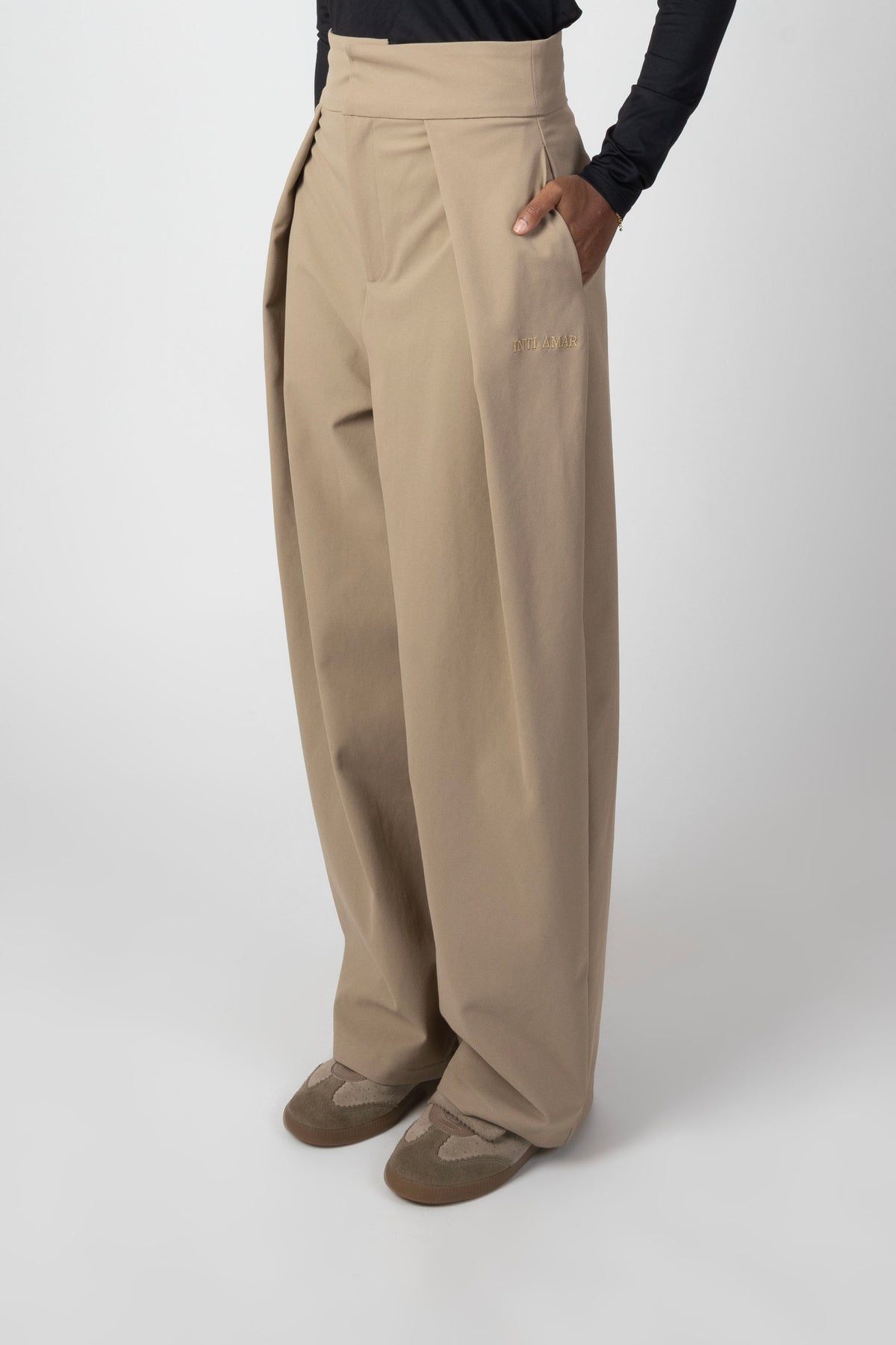 Statement Trousers - Sand