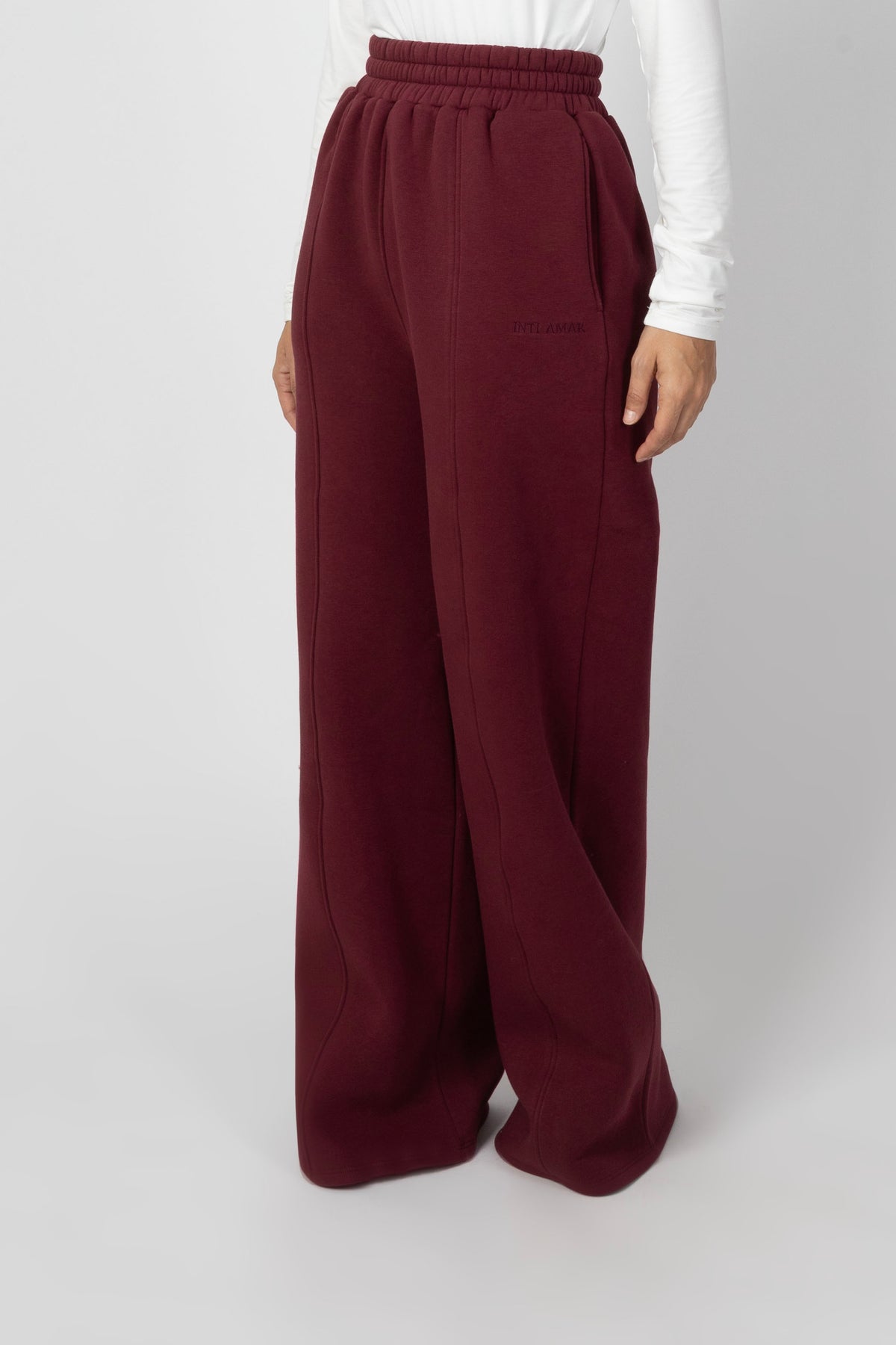 Soft Lounge Pants - Bordeaux