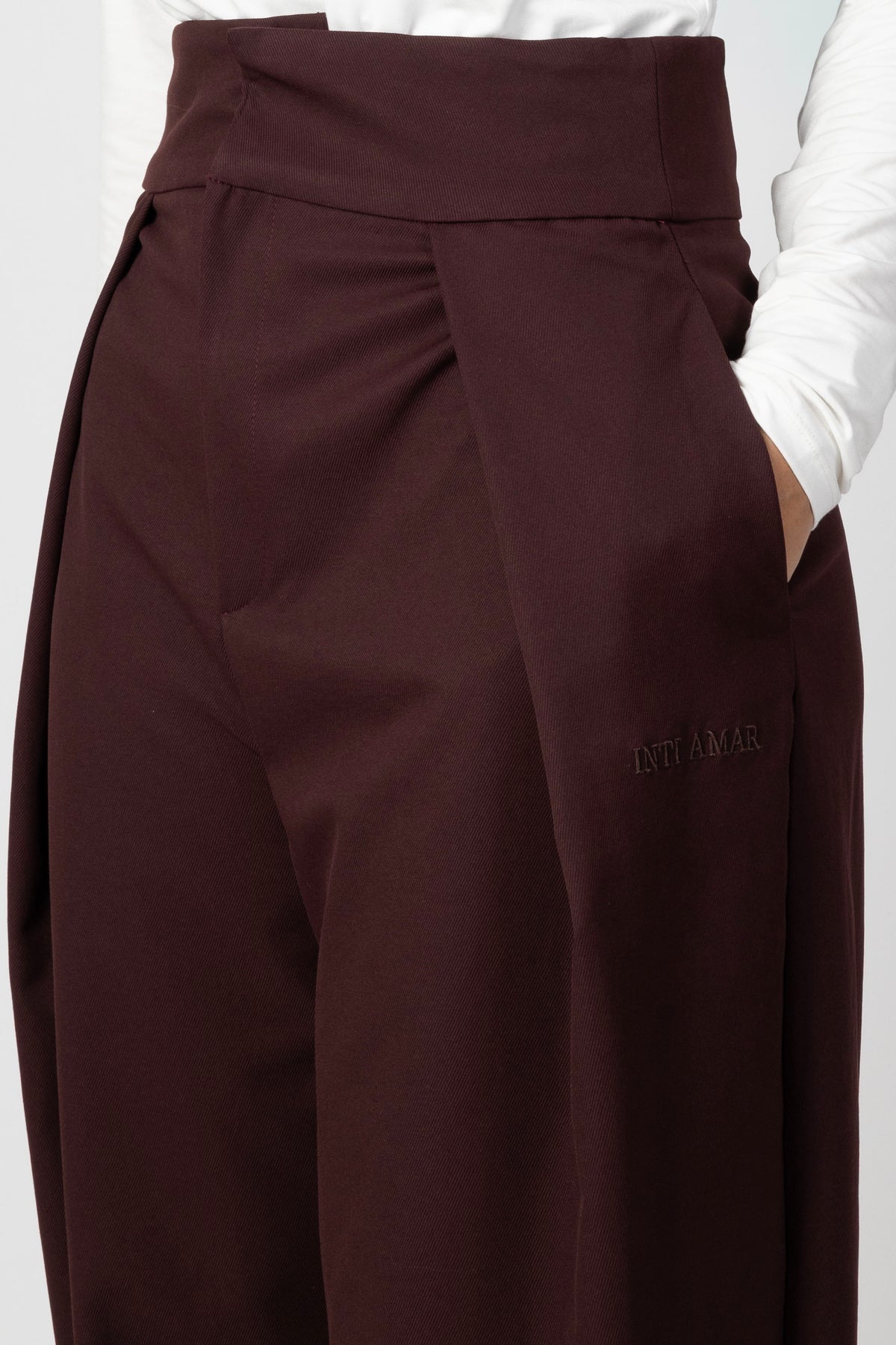Statement Trousers - Bordeaux