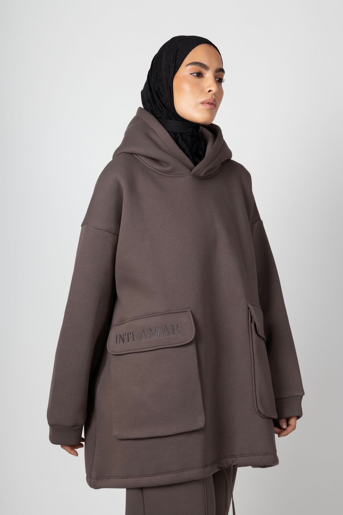 Soft Lounge Pocket Hoodie - Mushroom