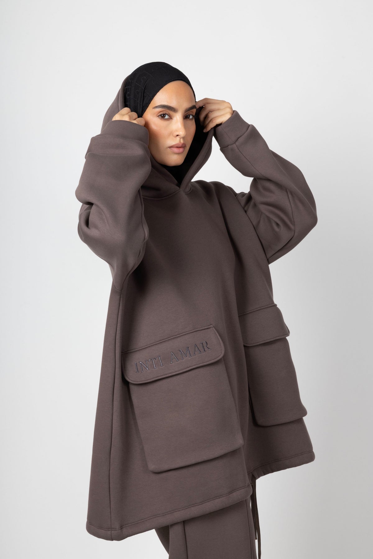 Soft Lounge Pocket Hoodie - Mushroom
