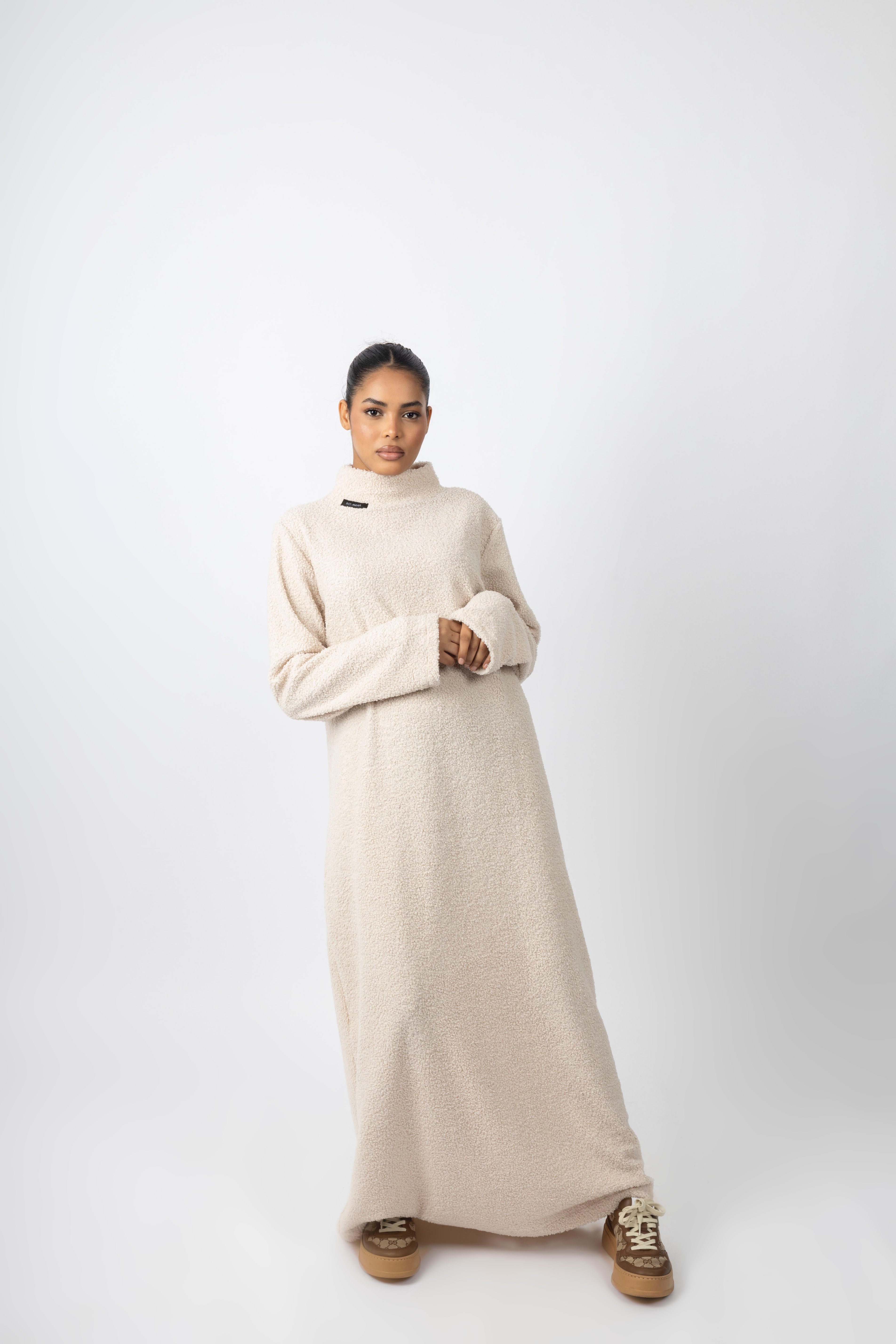 Teddy Dress - Off-white