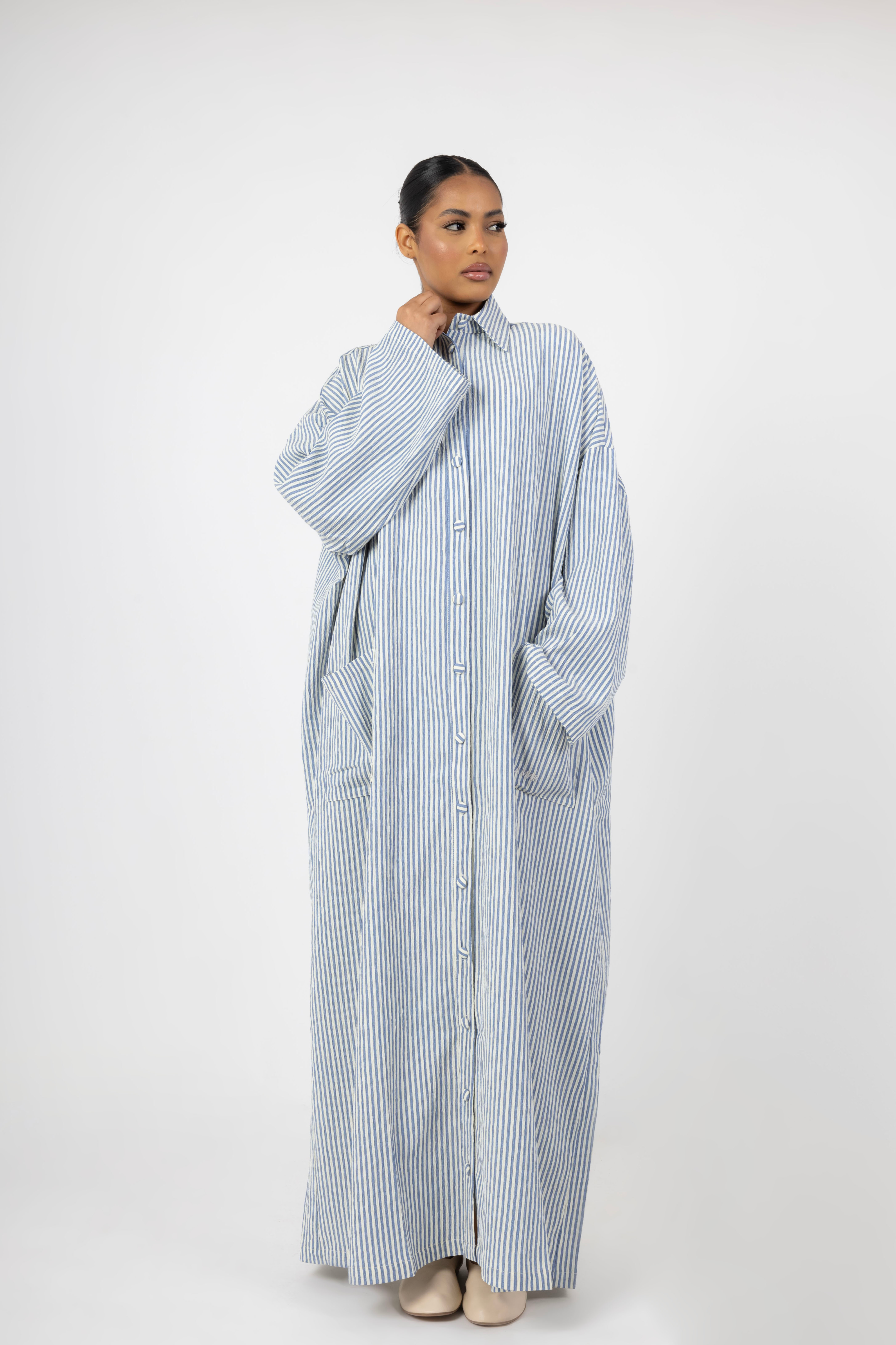 Solea Stripe Dress - Coast