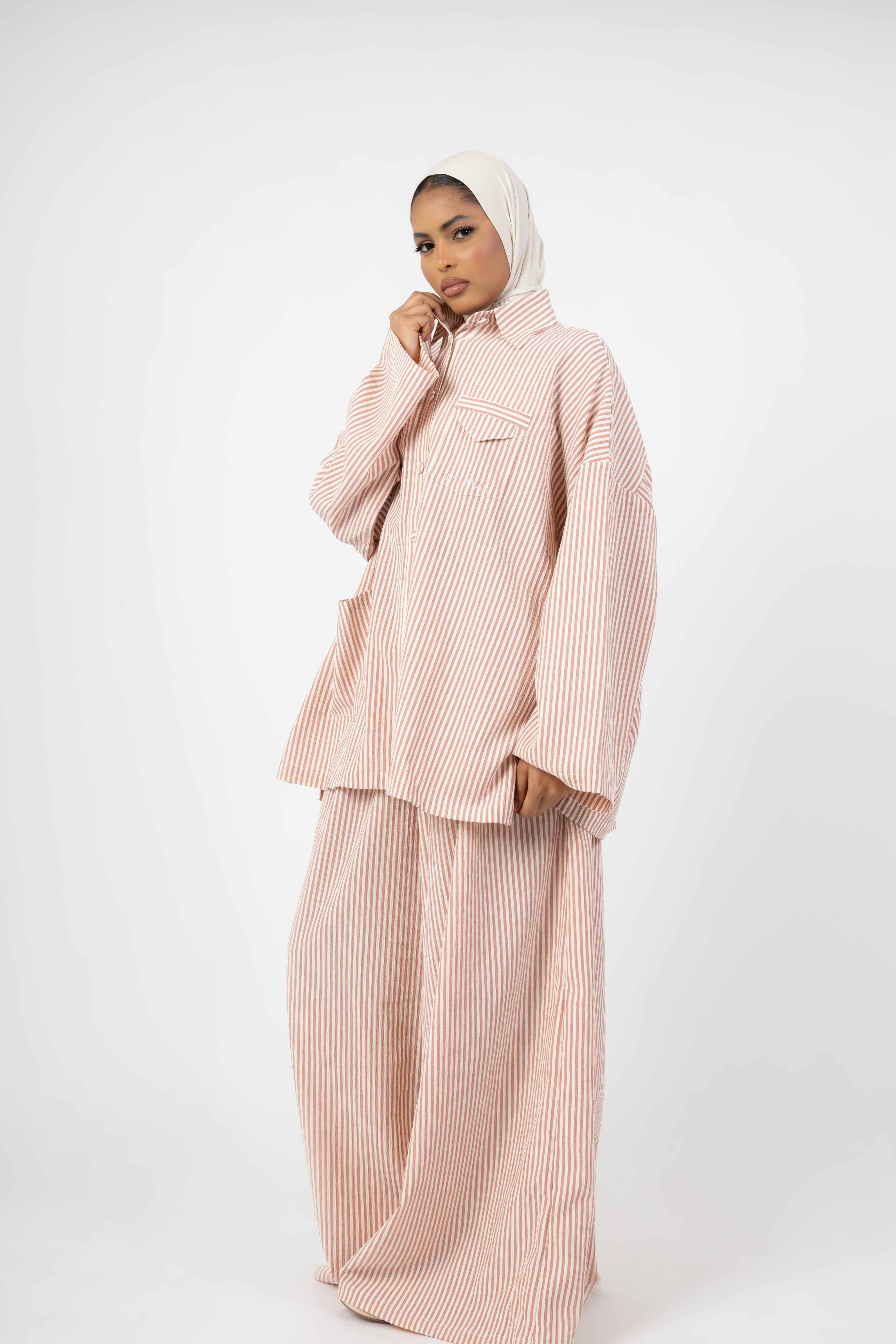 Solea Stripe Twinset - Sienna