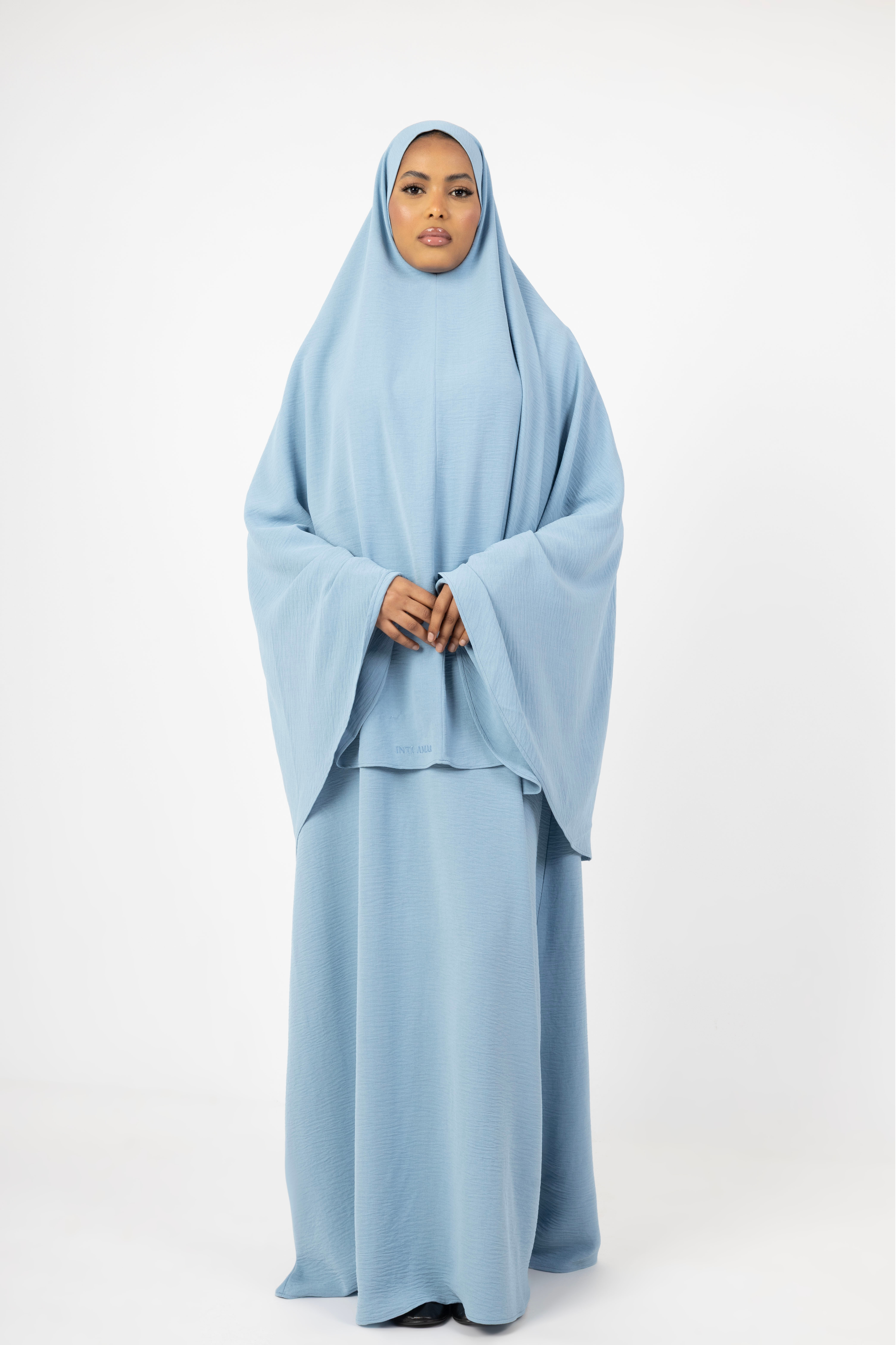 Essence Khimar Set - Baby Blue