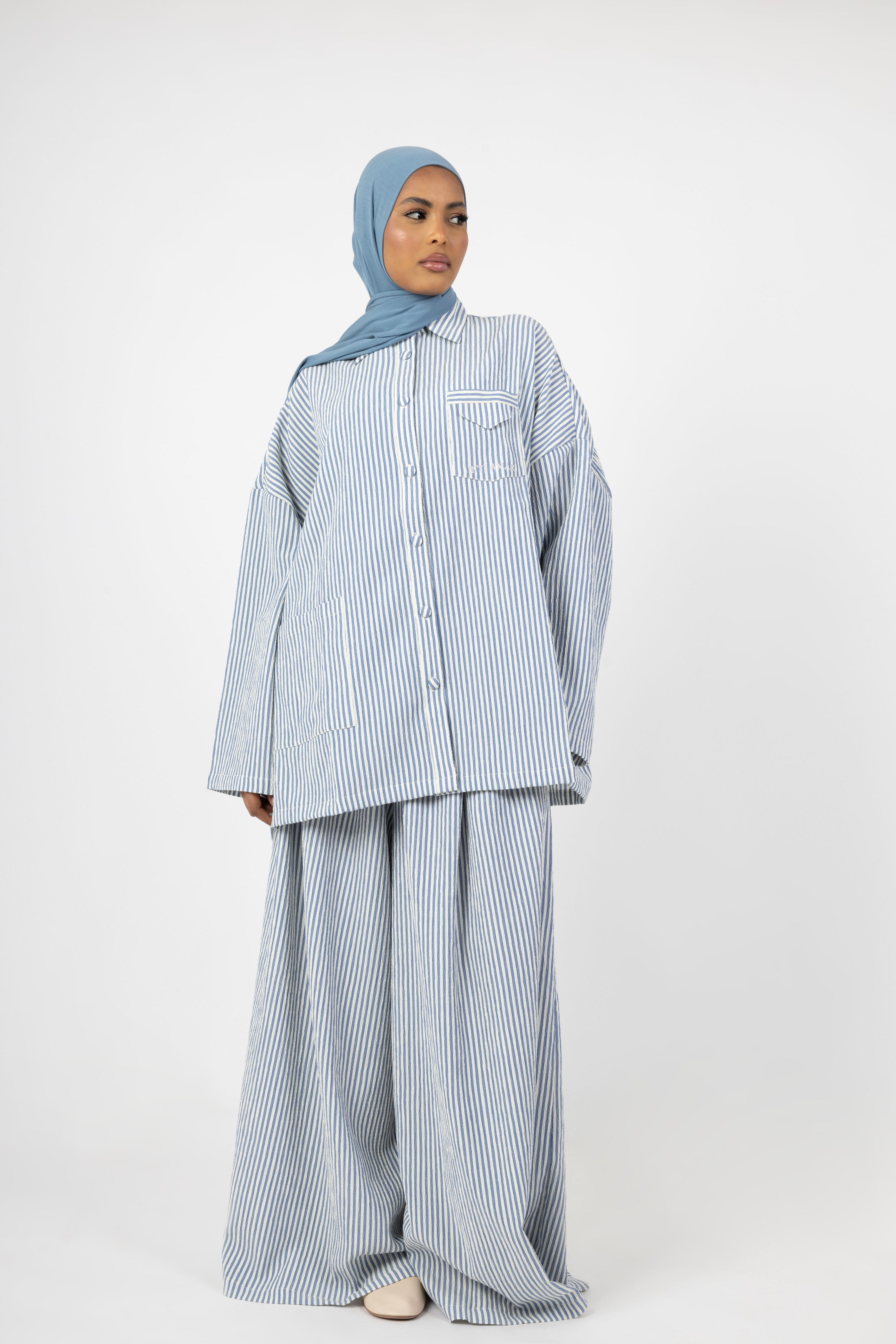 Solea Stripe Twinset - Coast