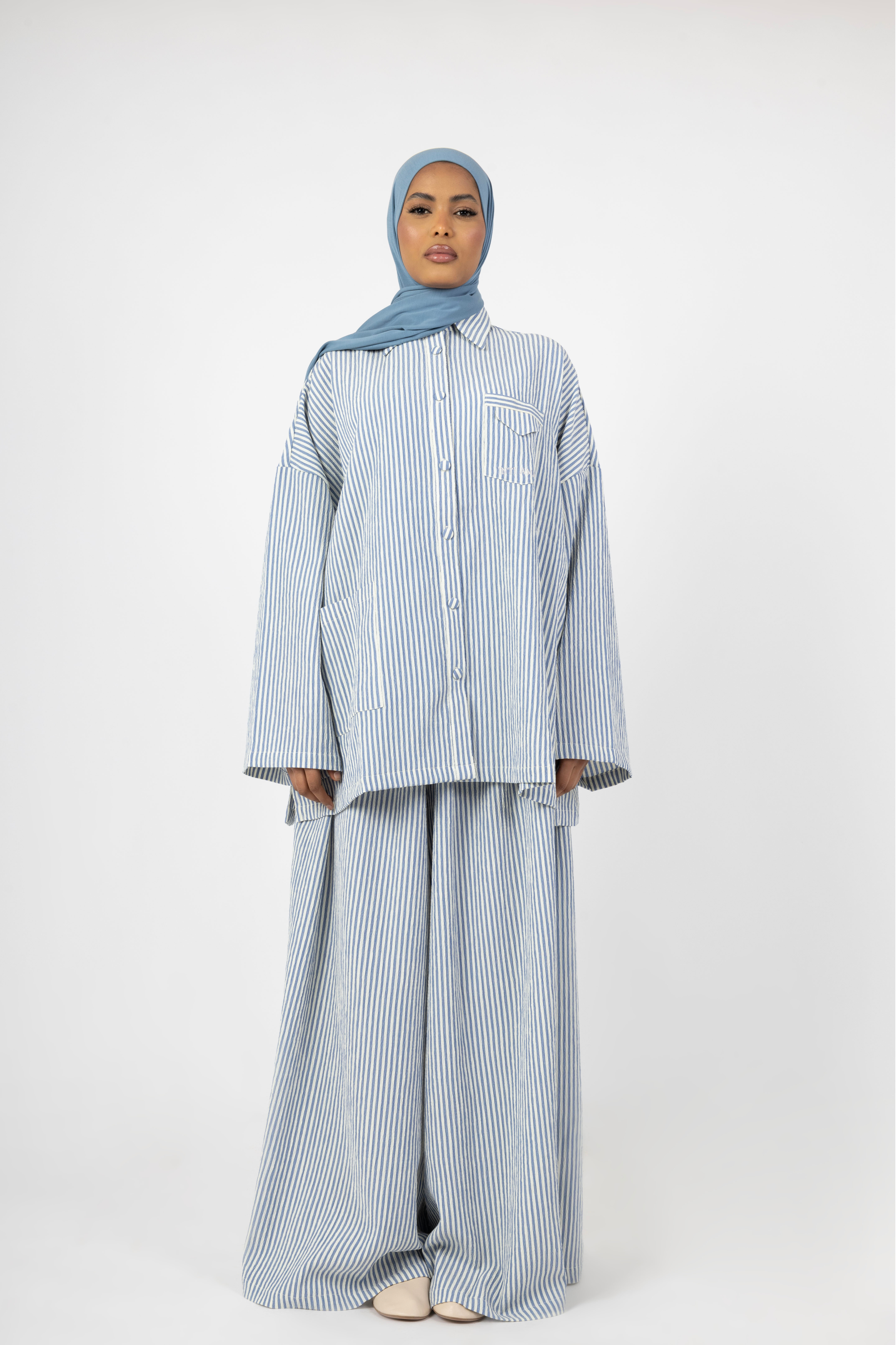 Solea Stripe Twinset - Coast