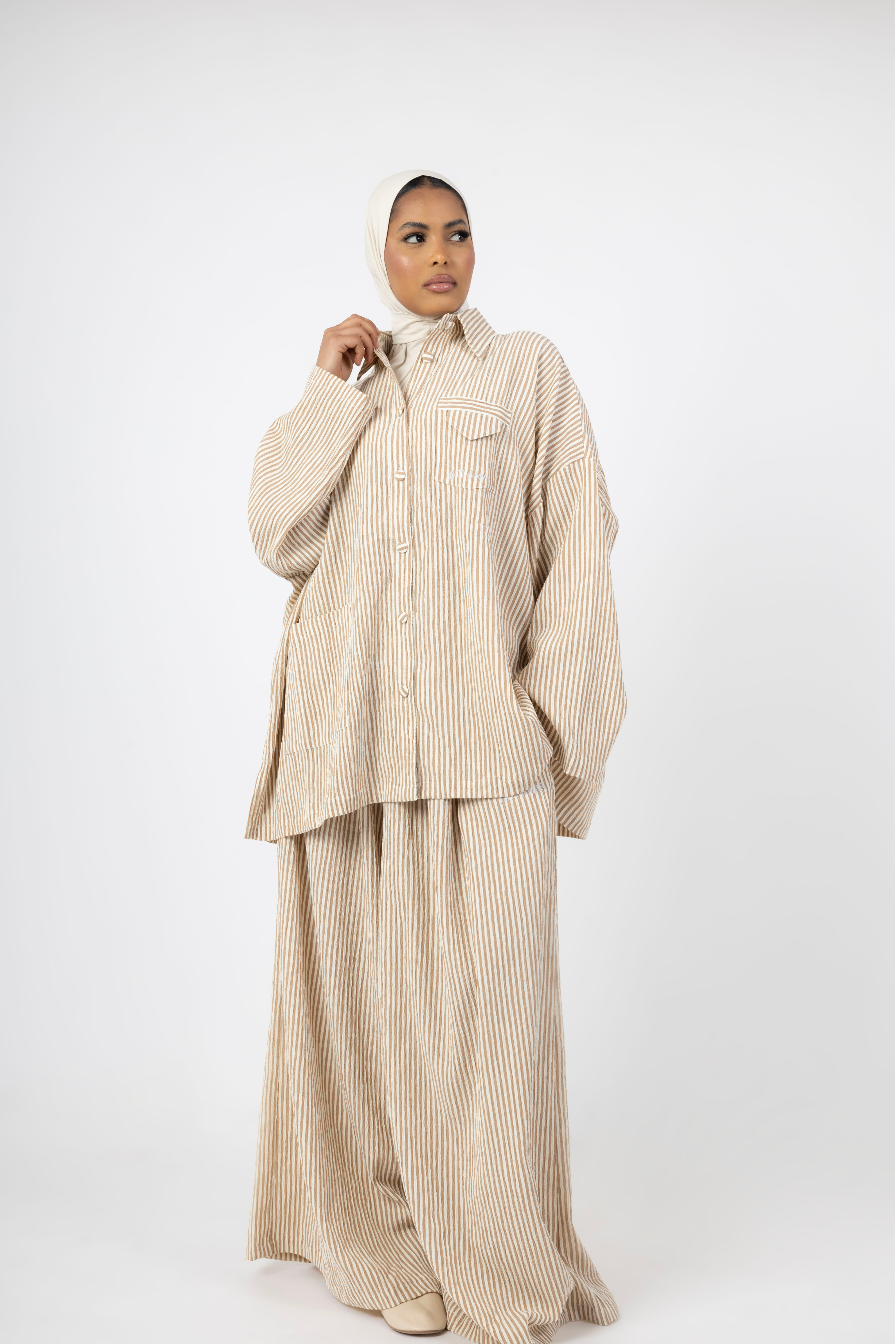 Solea Stripe Twinset - Dune