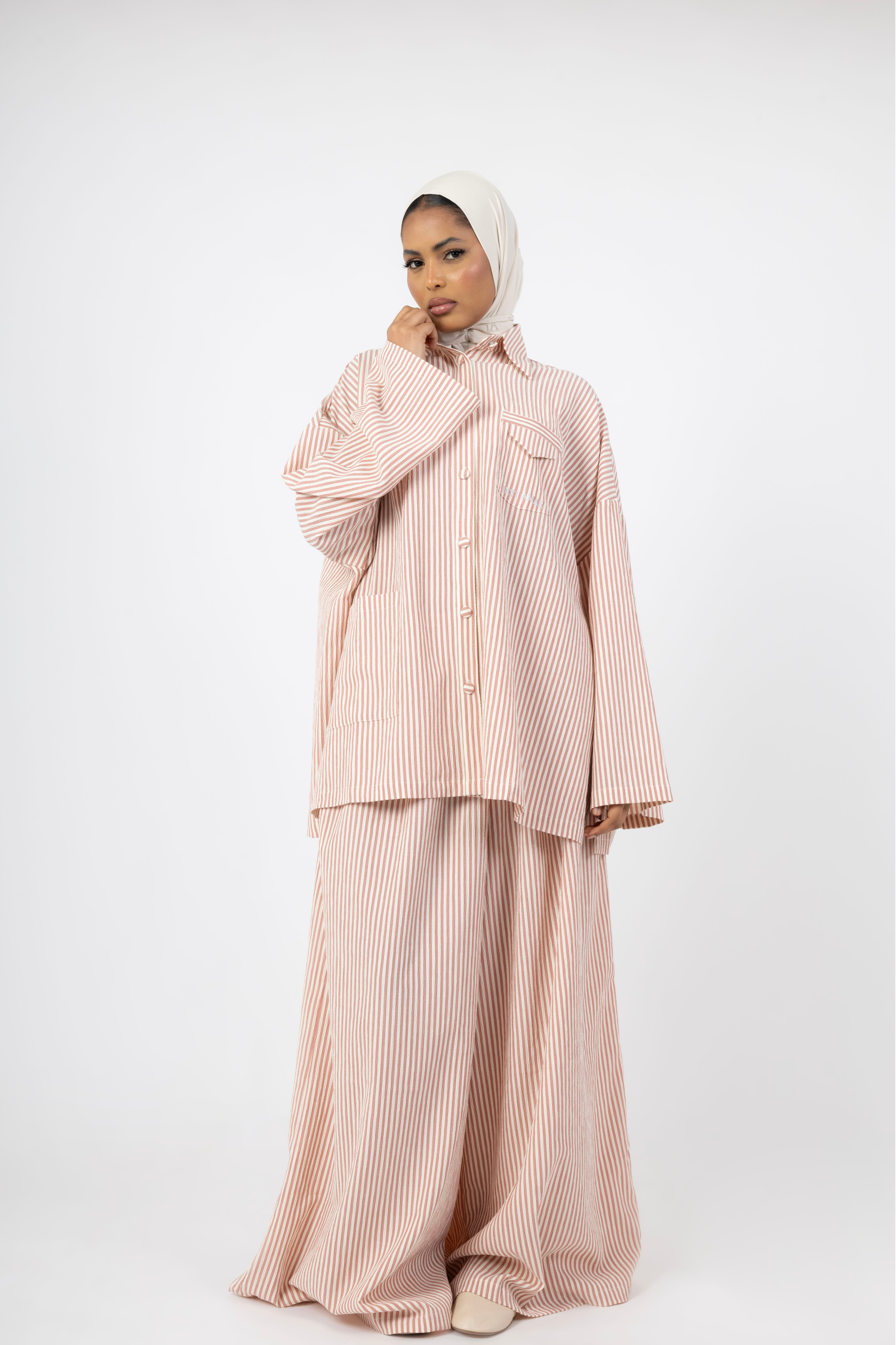 Solea Stripe Twinset - Sienna