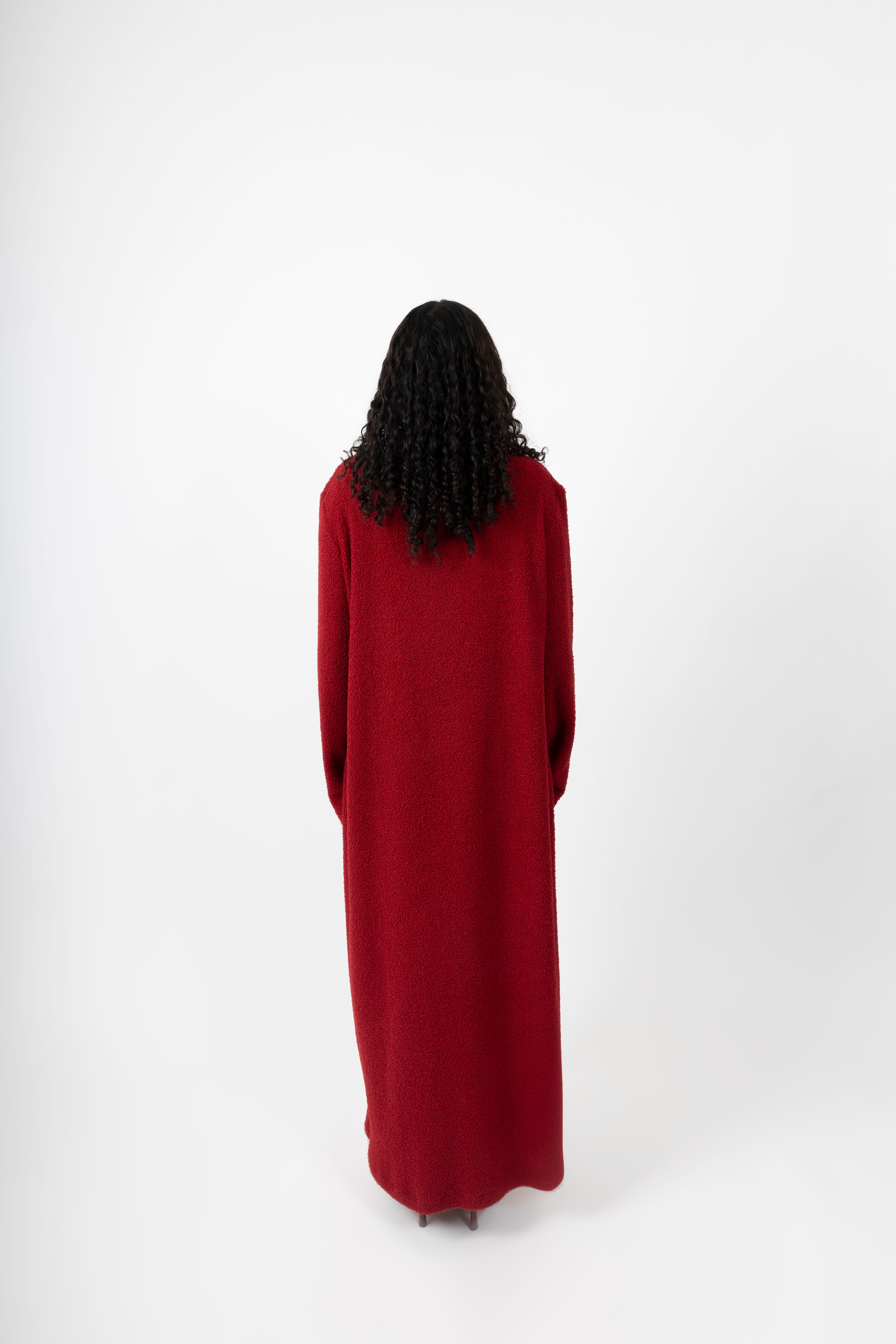 Teddy Dress - Bordeaux