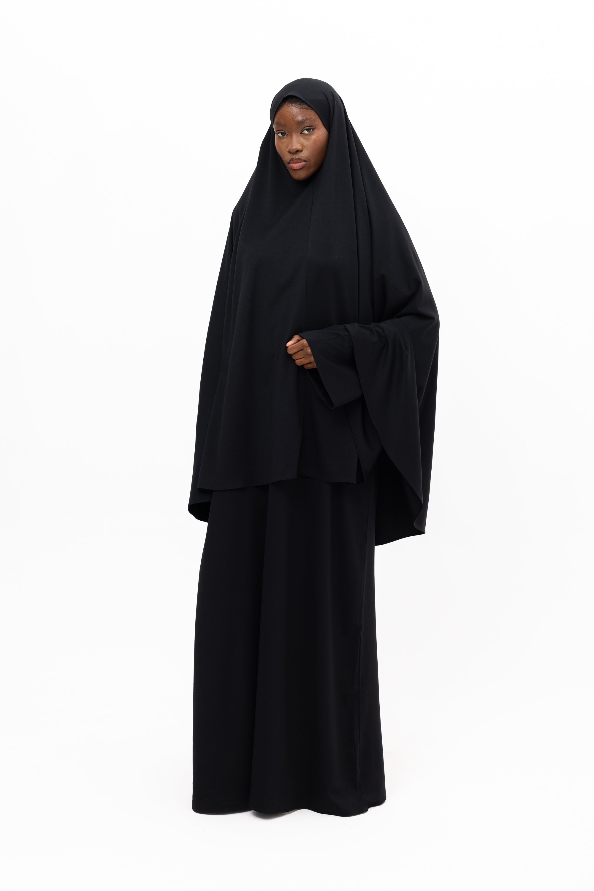 Bamboo Khimar Set - Noir