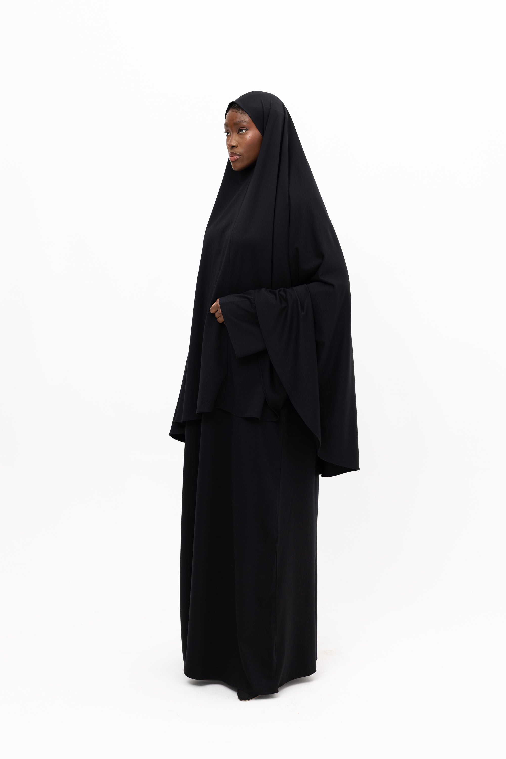 Bamboo Khimar Set - Noir