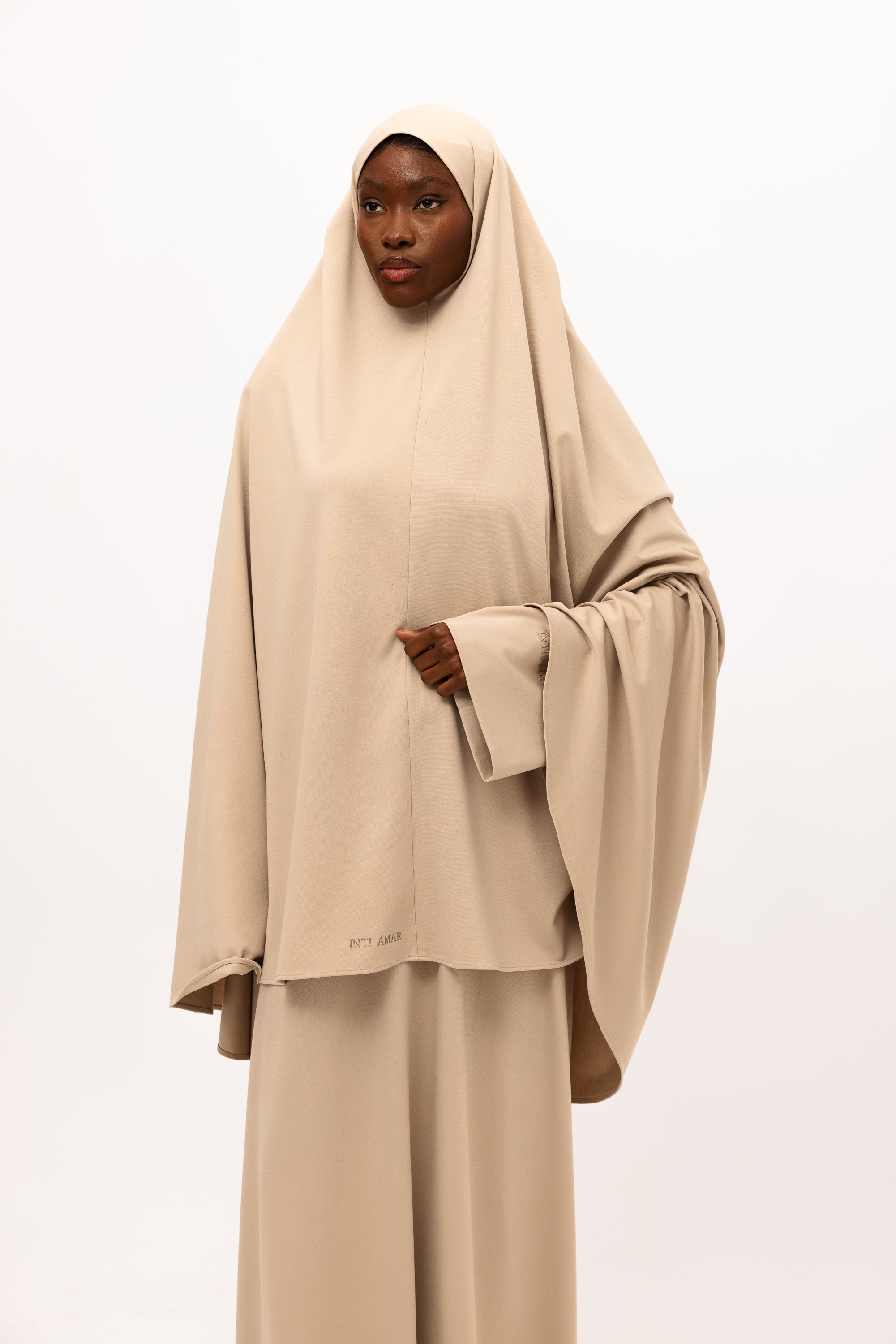 Bamboo Khimar Set - Silk Sand