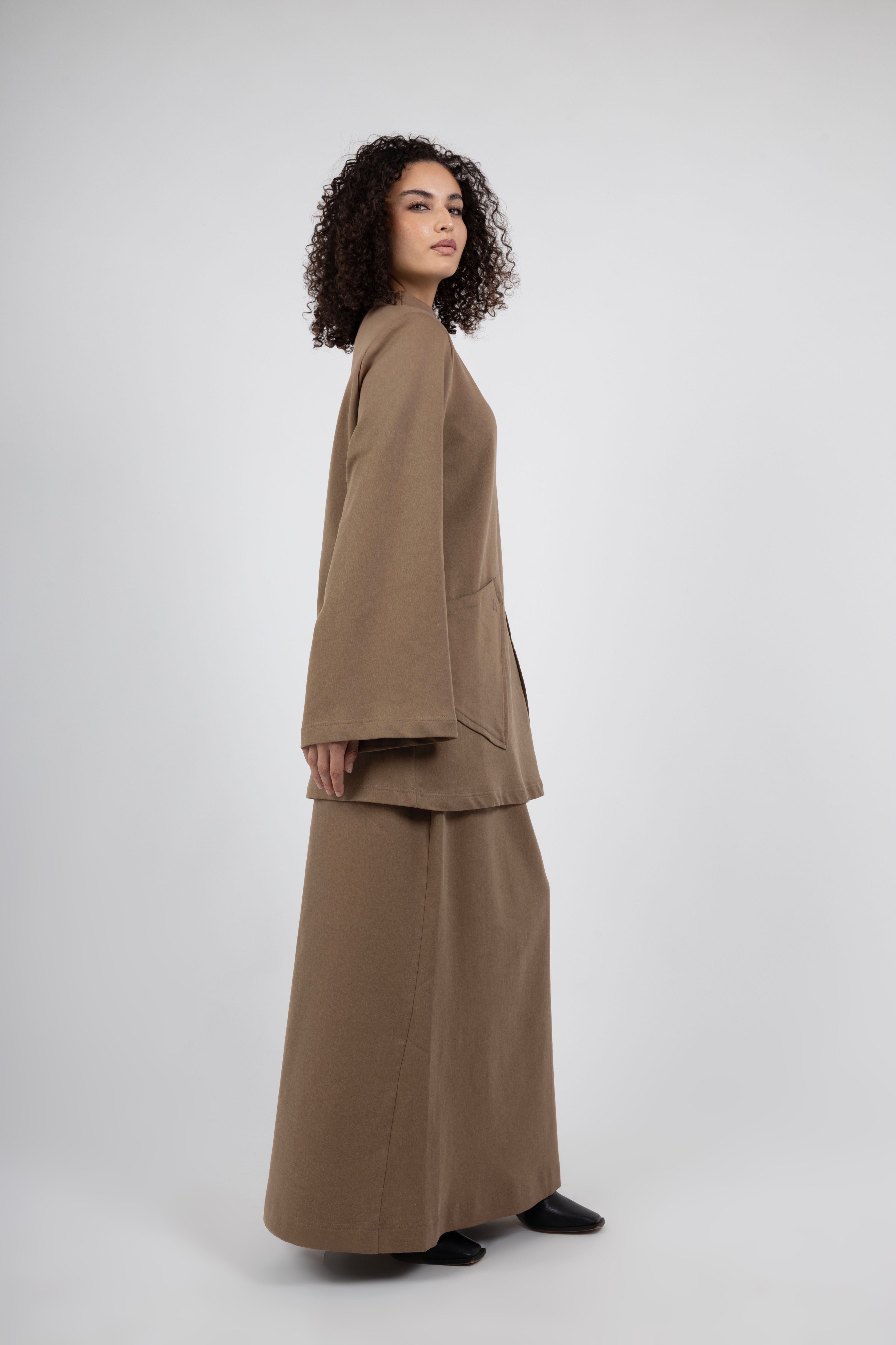 Atelier High Neck Set – Hazelnut