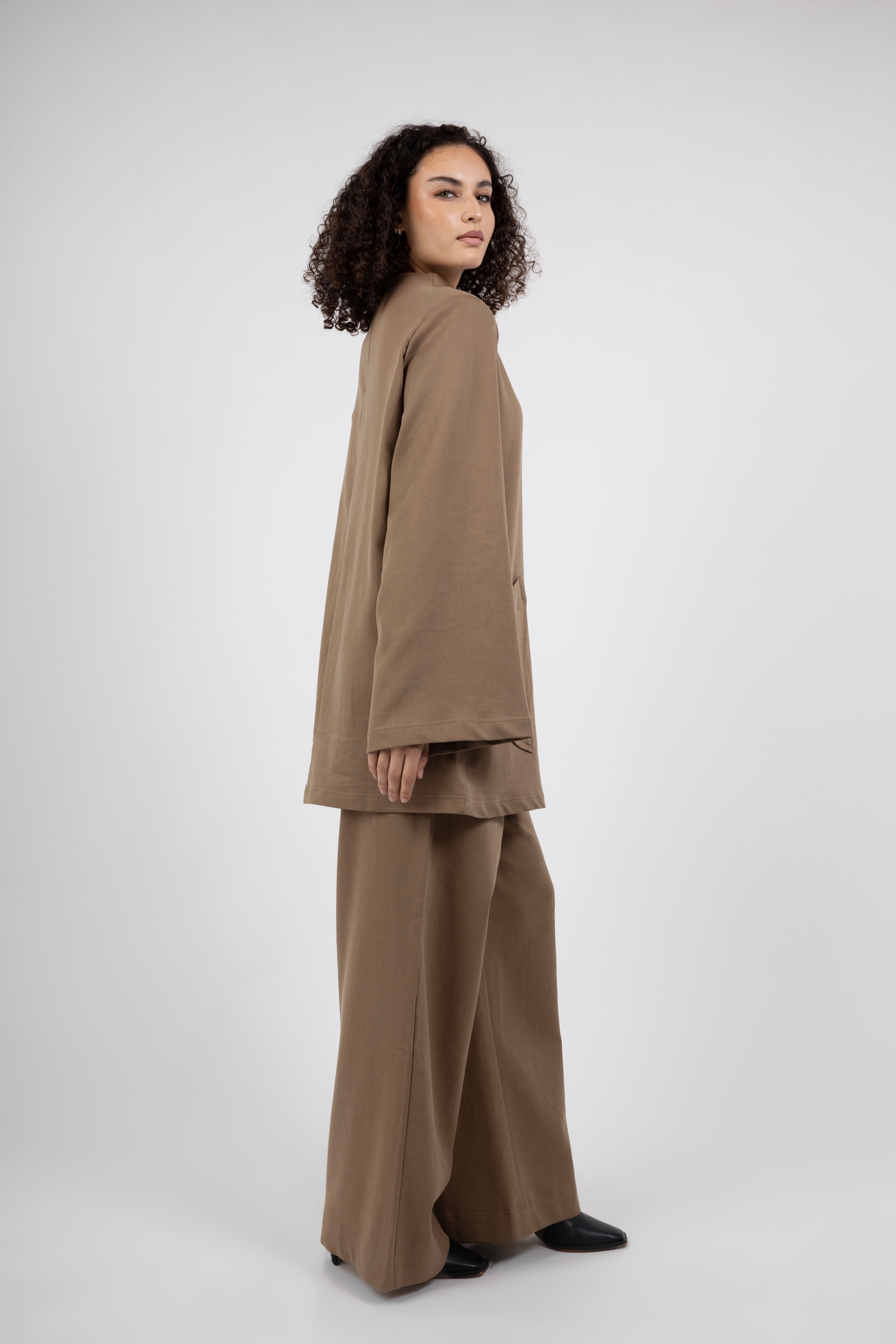 Atelier High Neck Set – Hazelnut