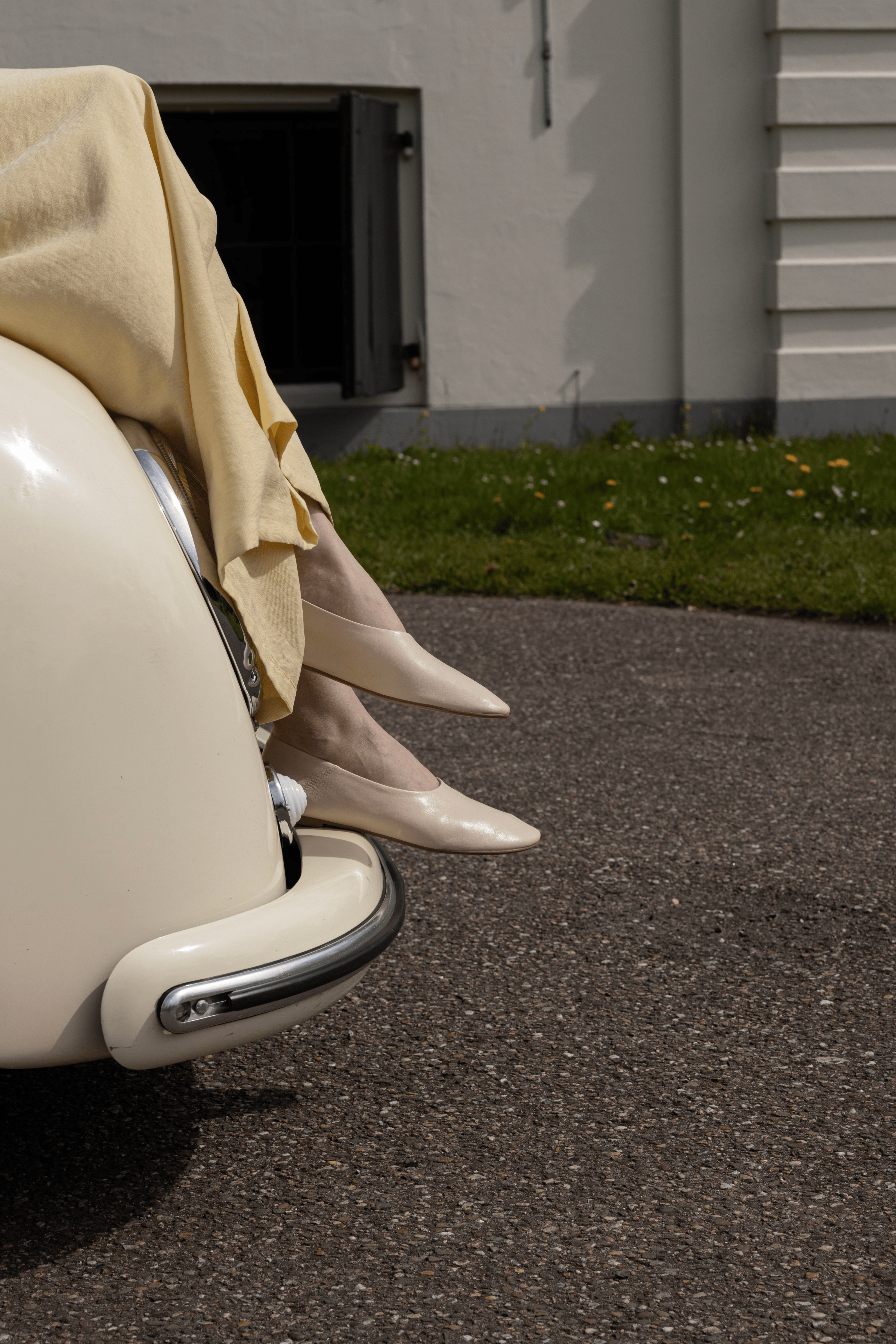 Anfa Flat Leather - Off White