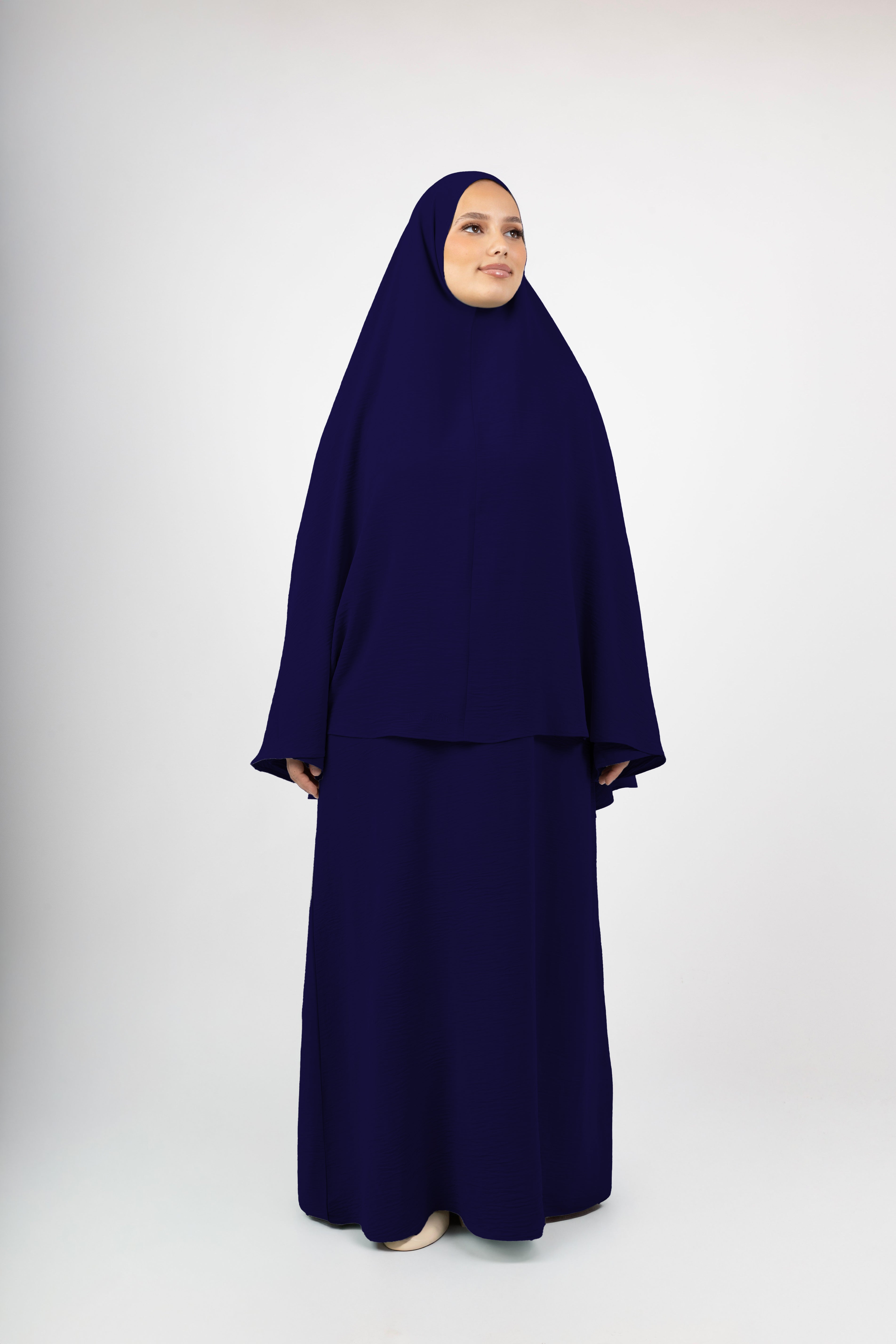 Essence Khimar Set - Navy