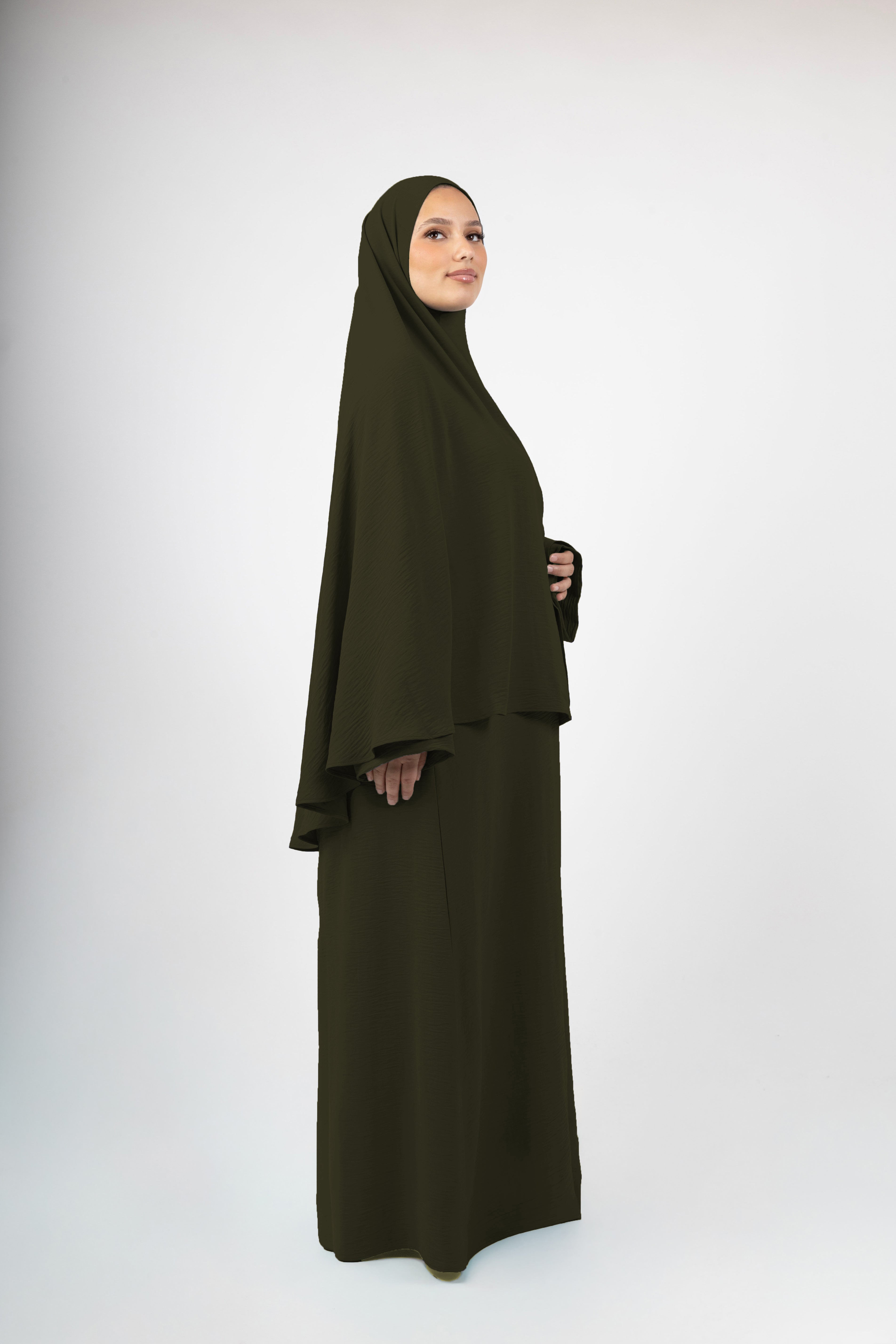 Essence Khimar Set - Khaki
