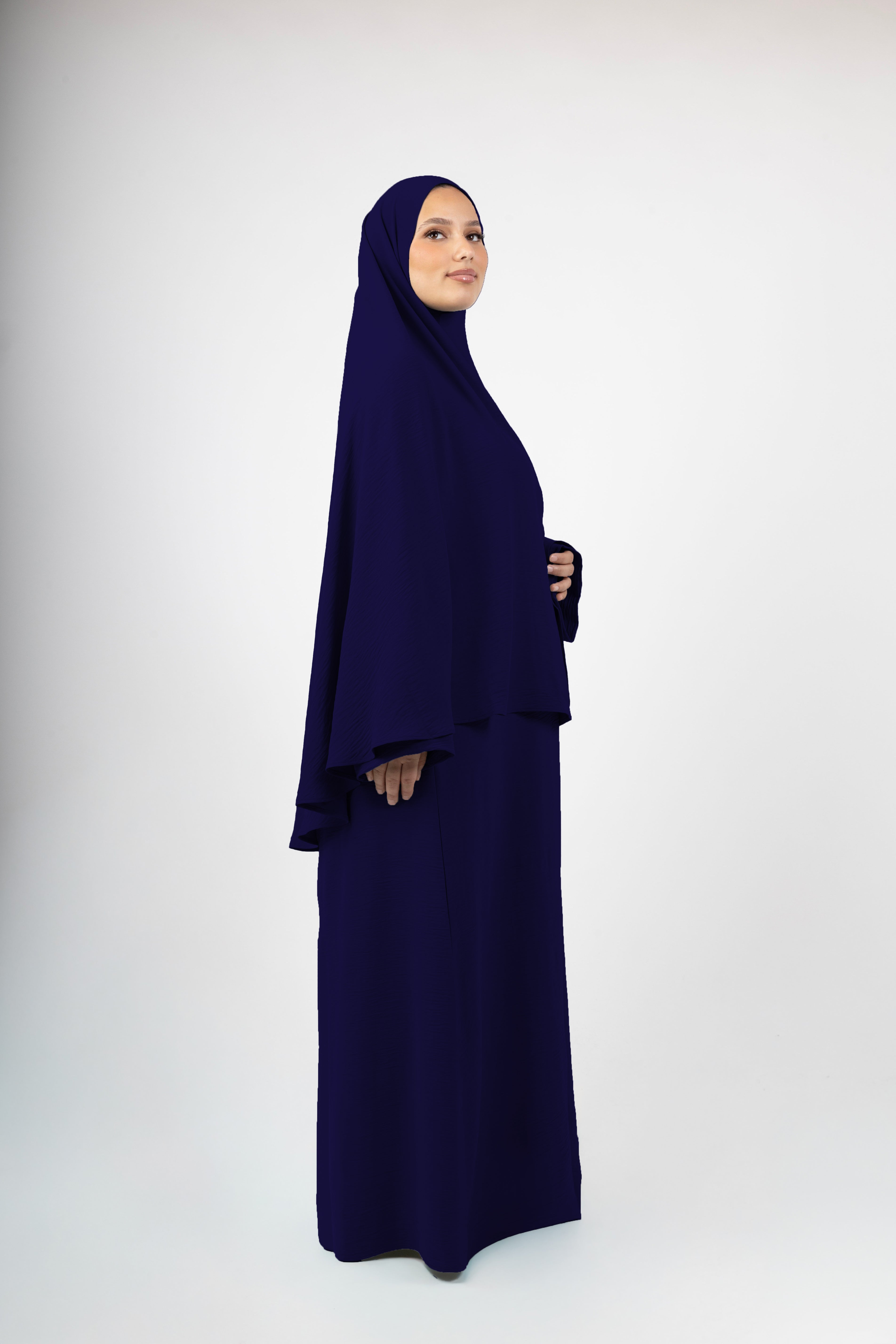 Essence Khimar Set - Navy