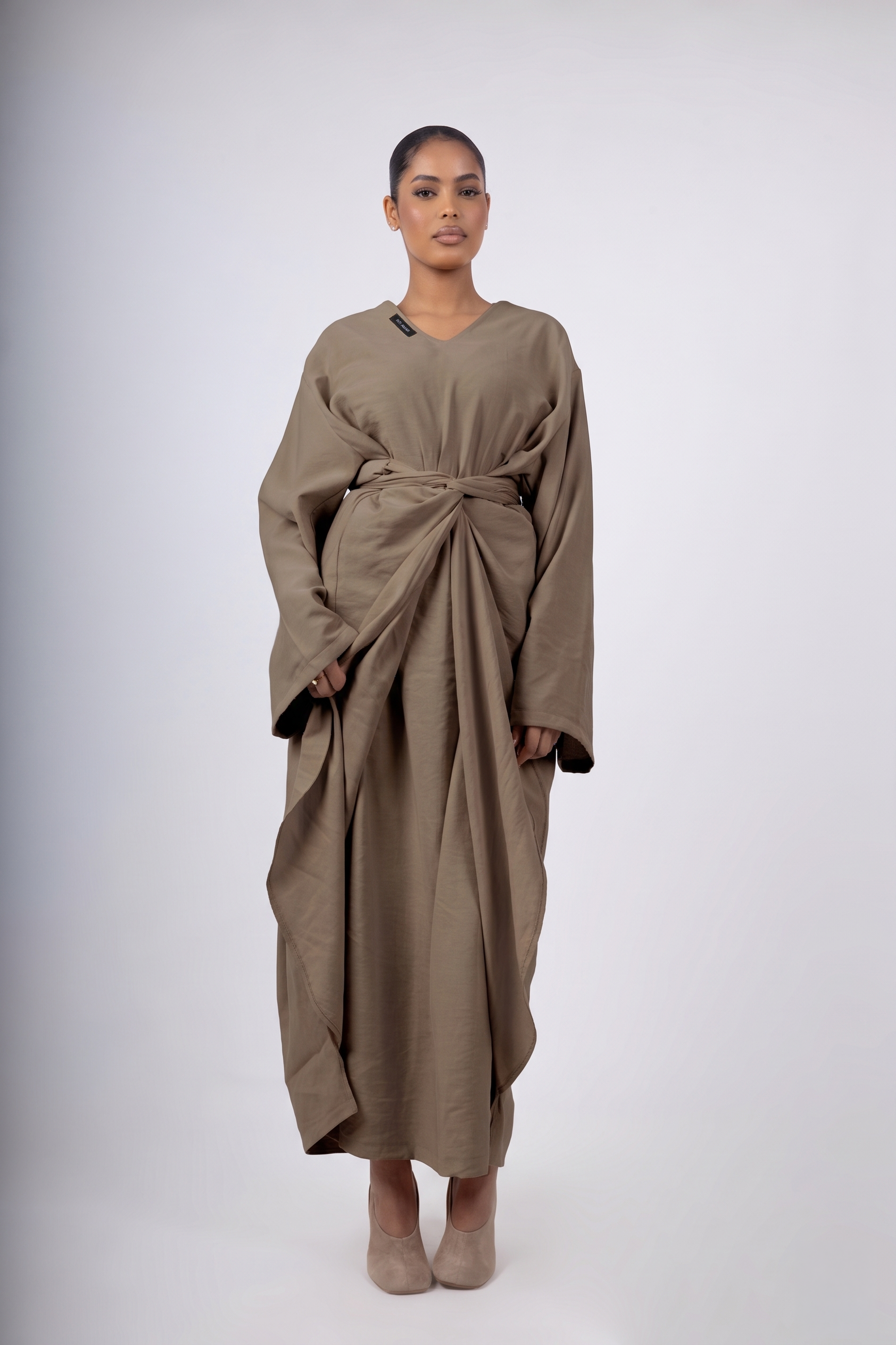 Twist Charm Abaya - Drift