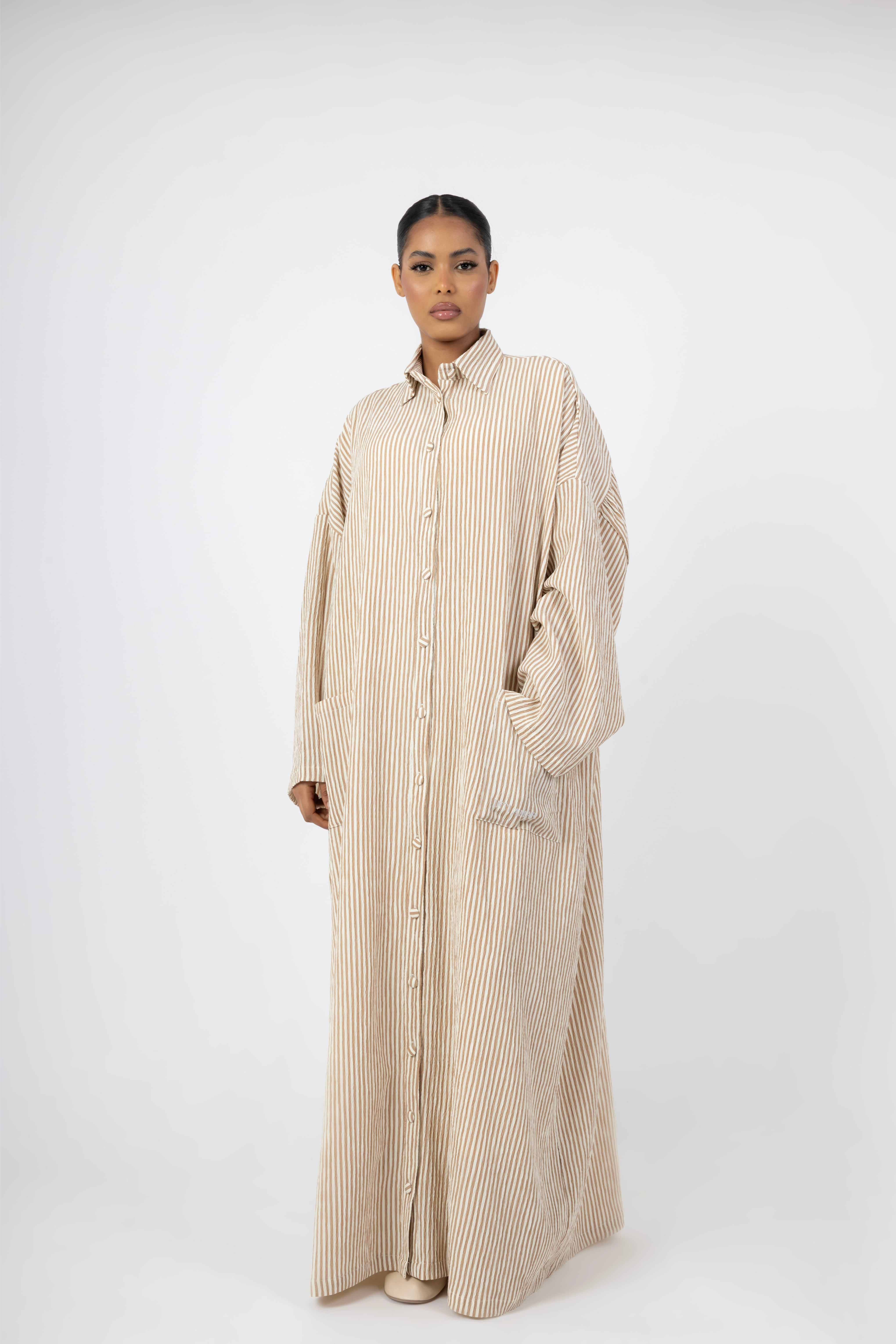 Solea Stripe Dress - Dune