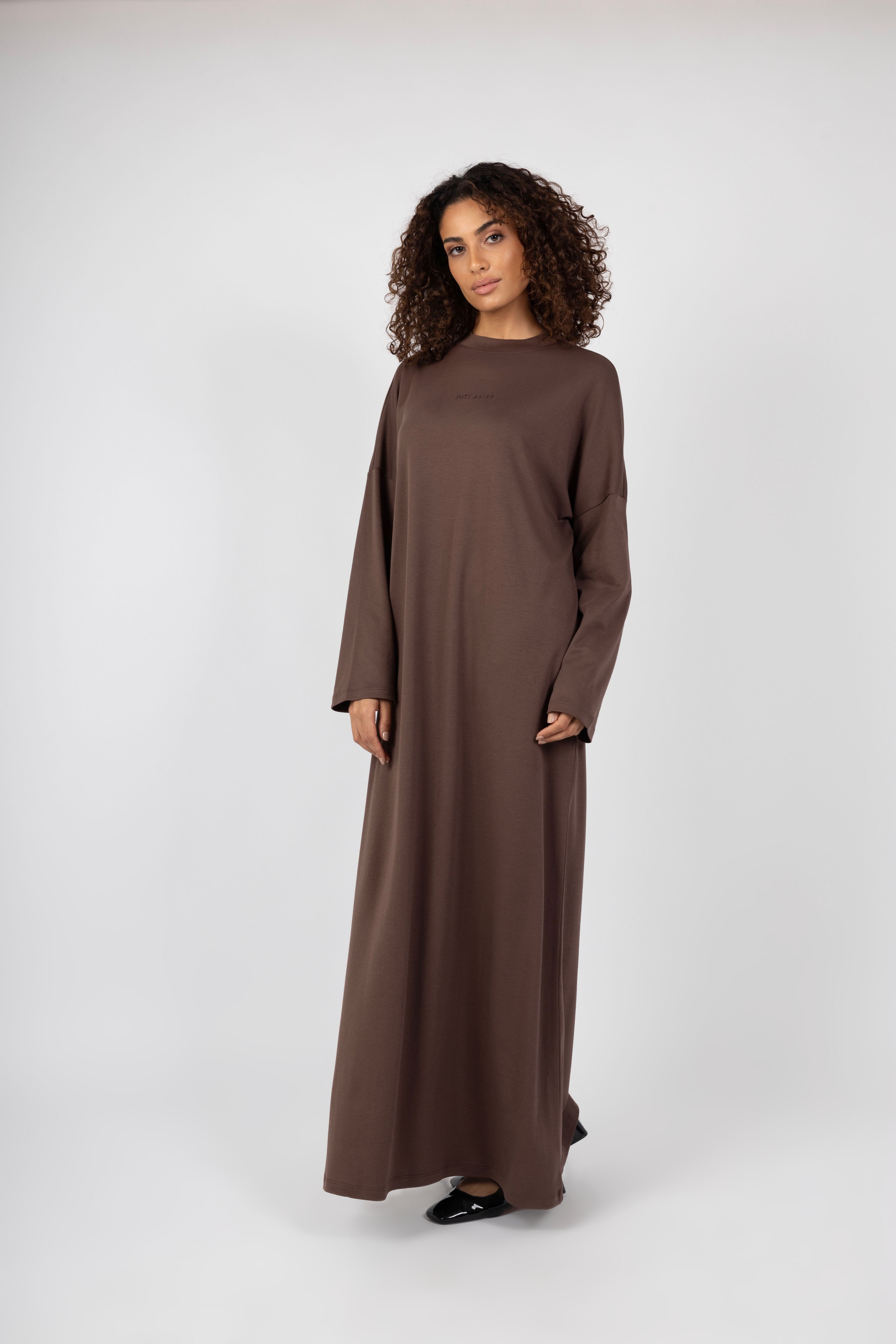 Cotton Dress - Cocoa