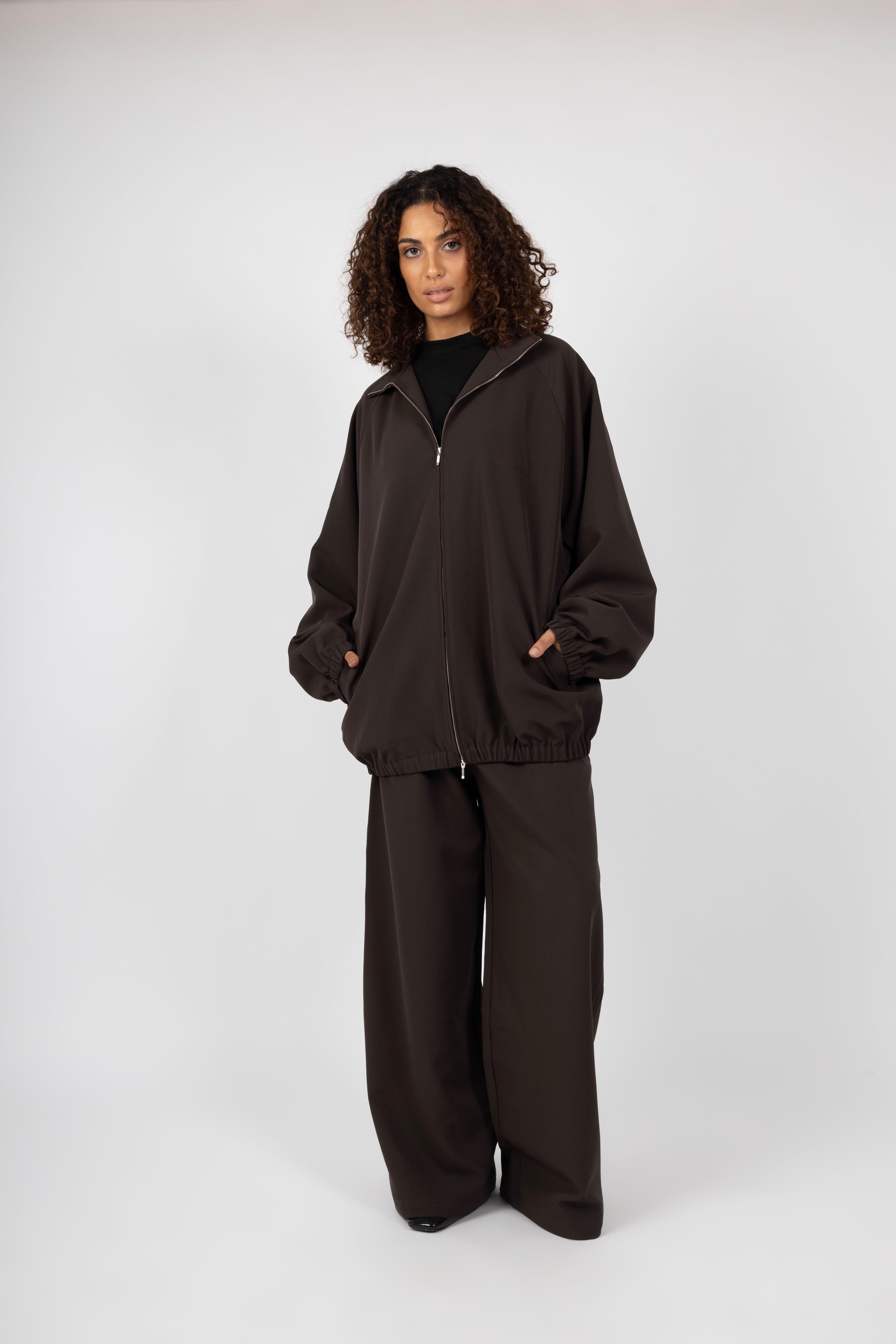 Track Jacket - Espresso