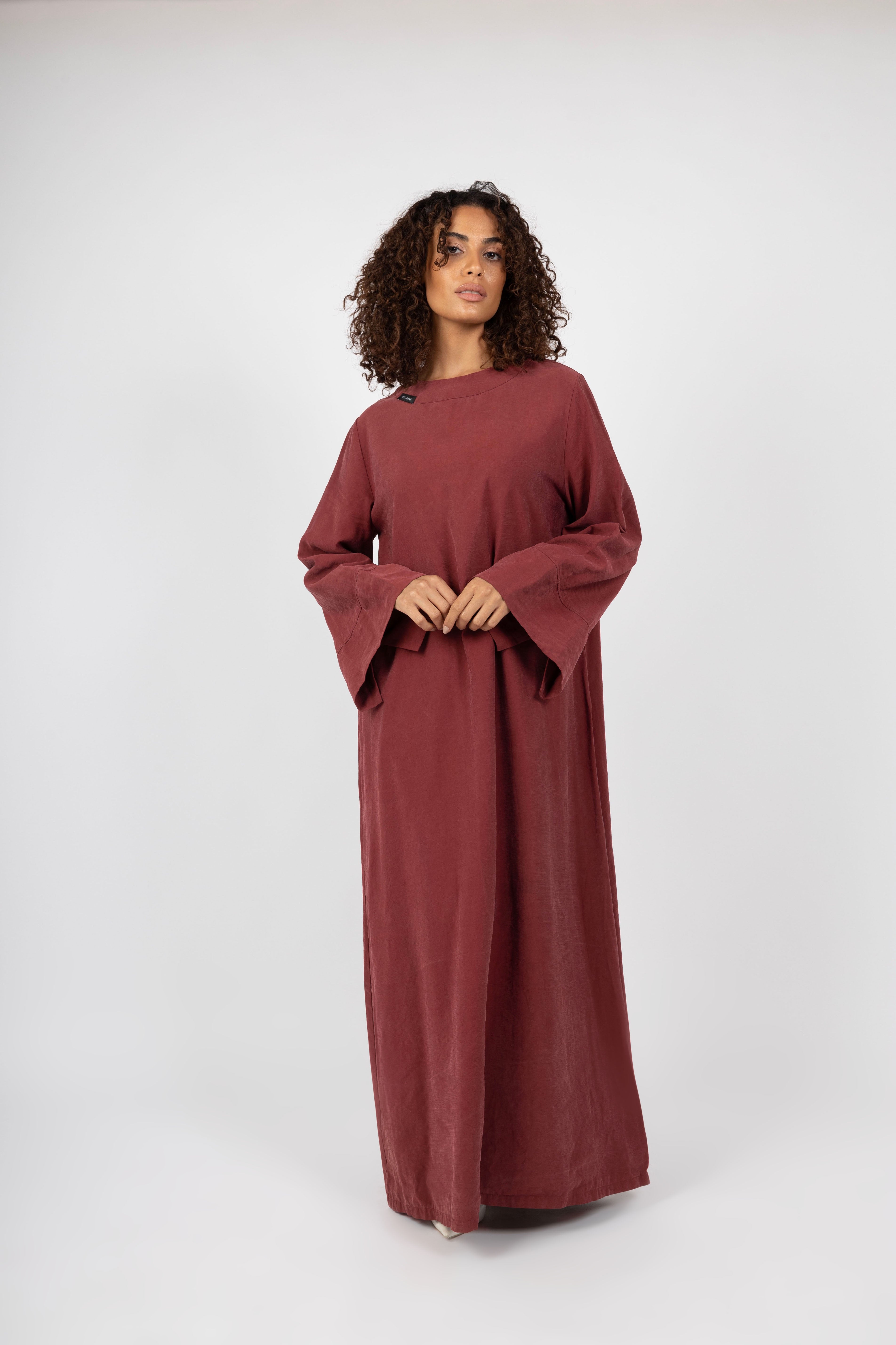 Abaya Signature - Crimson