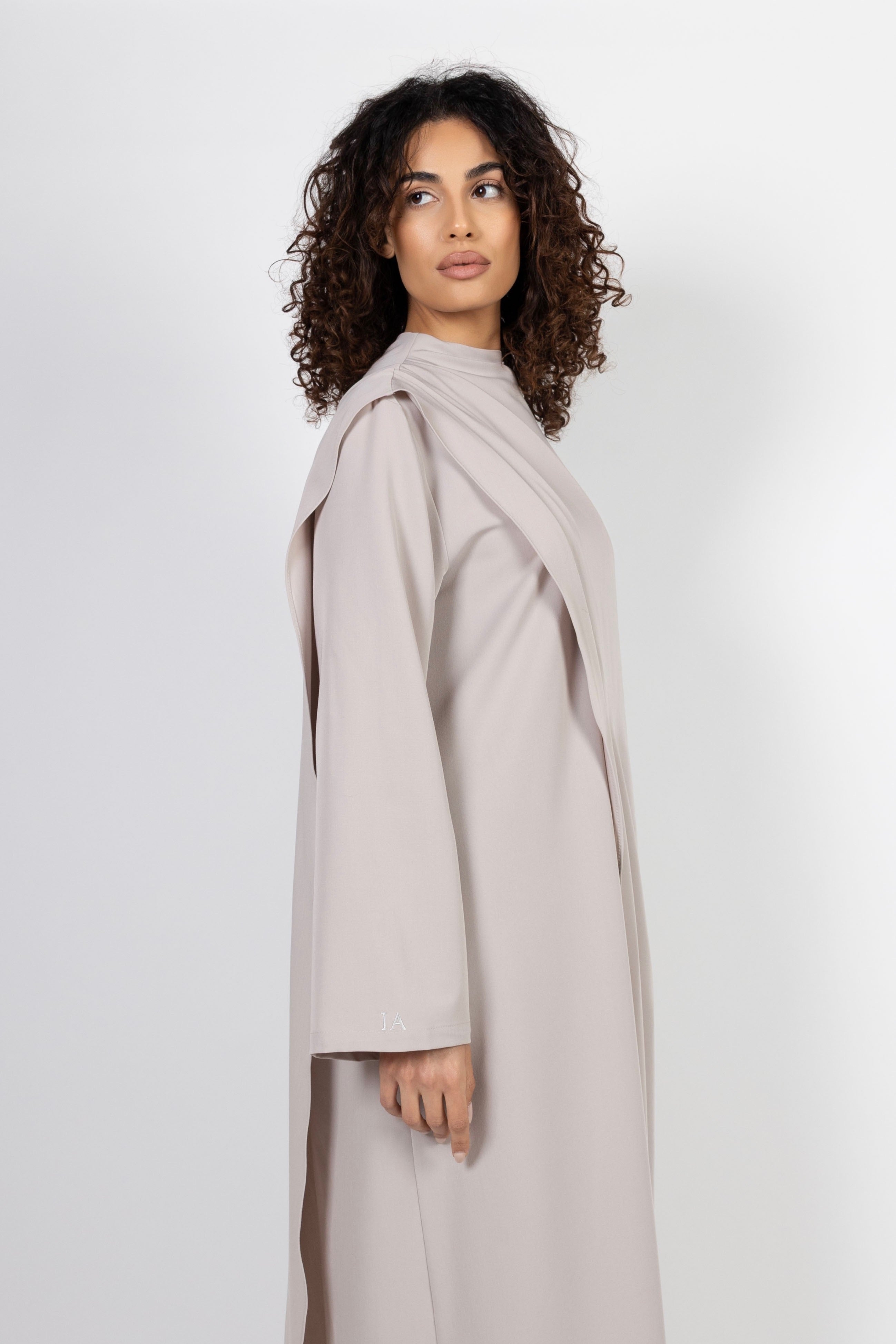 Serene Drape Dress - Ecru