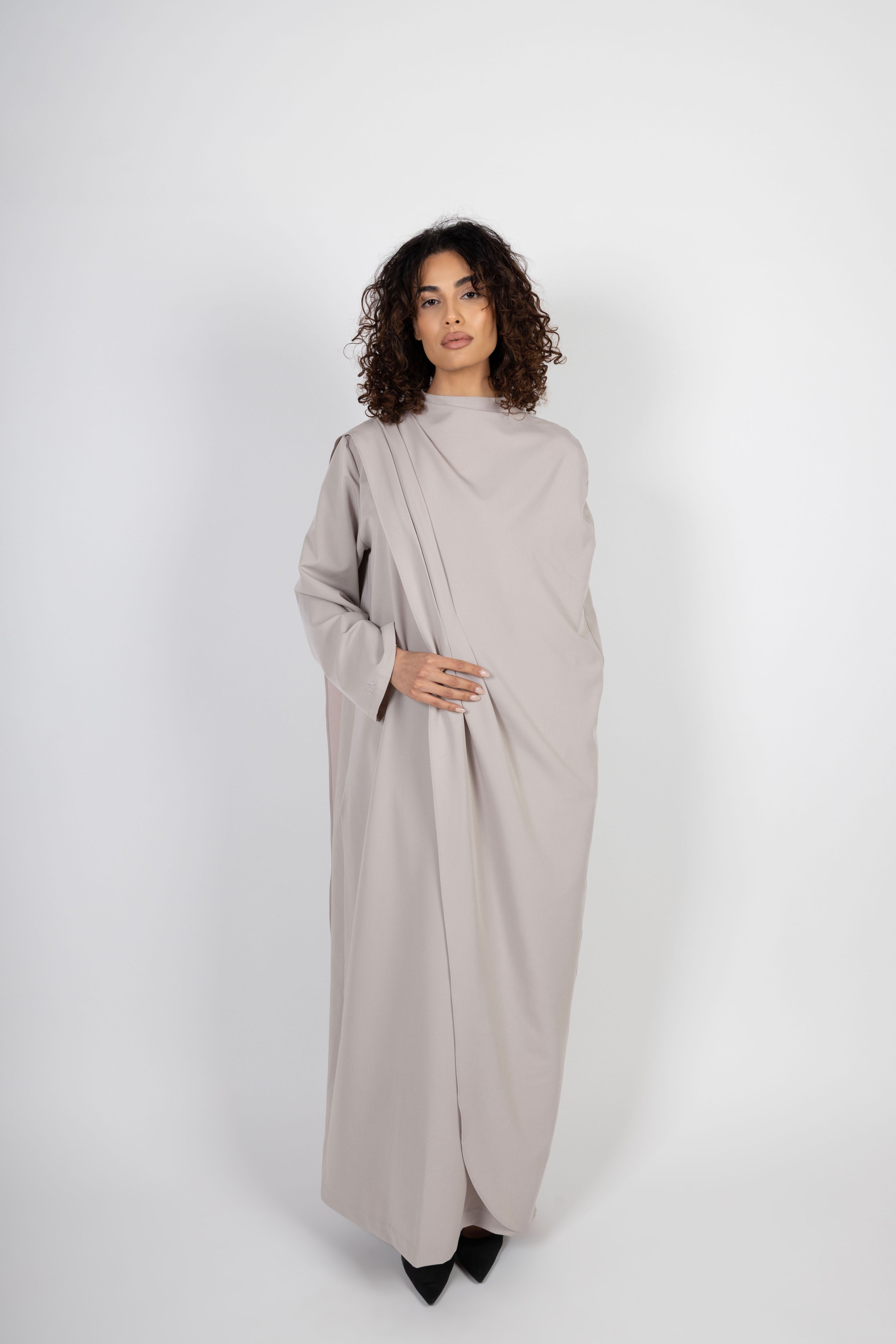 Serene Drape Dress - Ecru