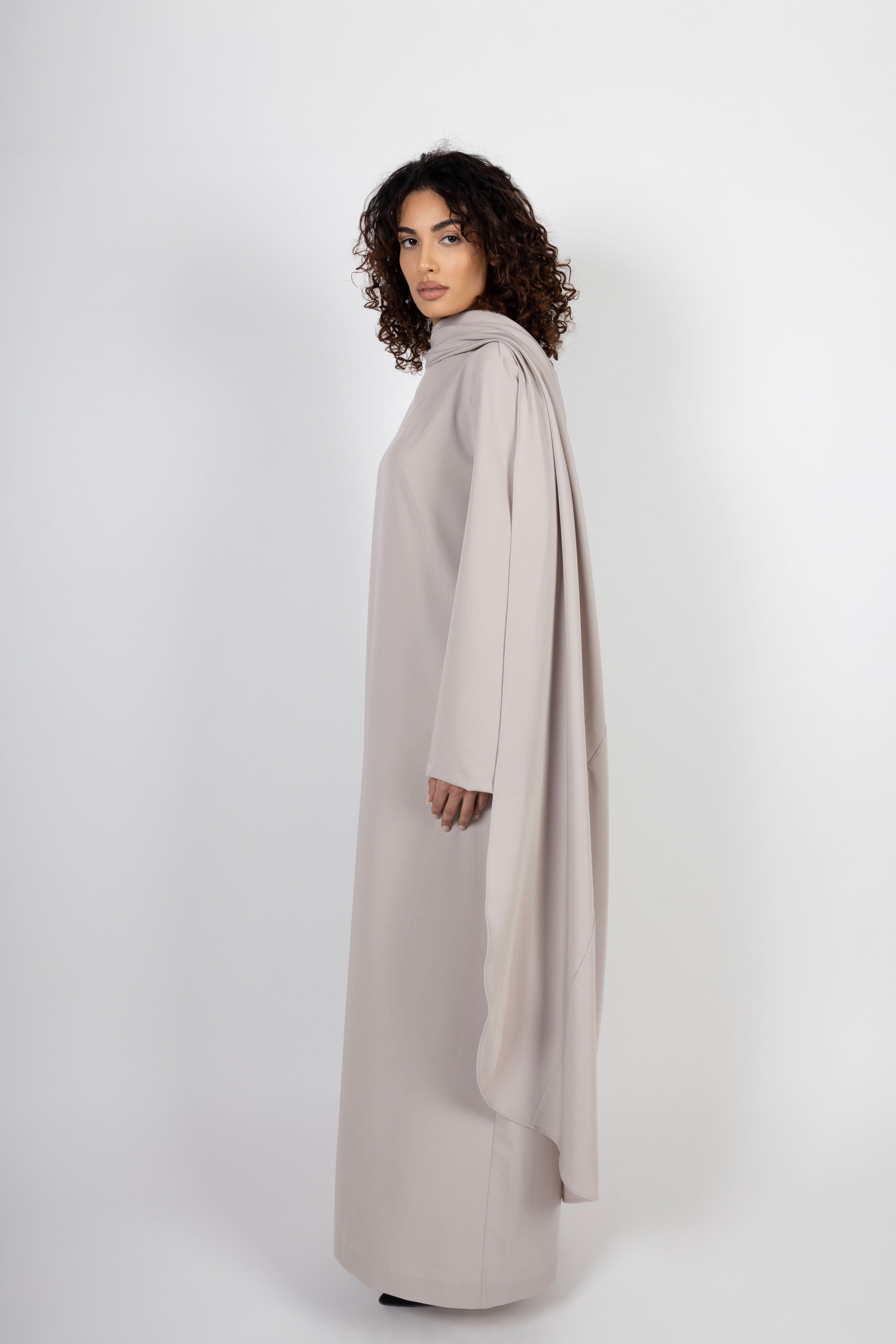 Serene Drape Dress - Ecru