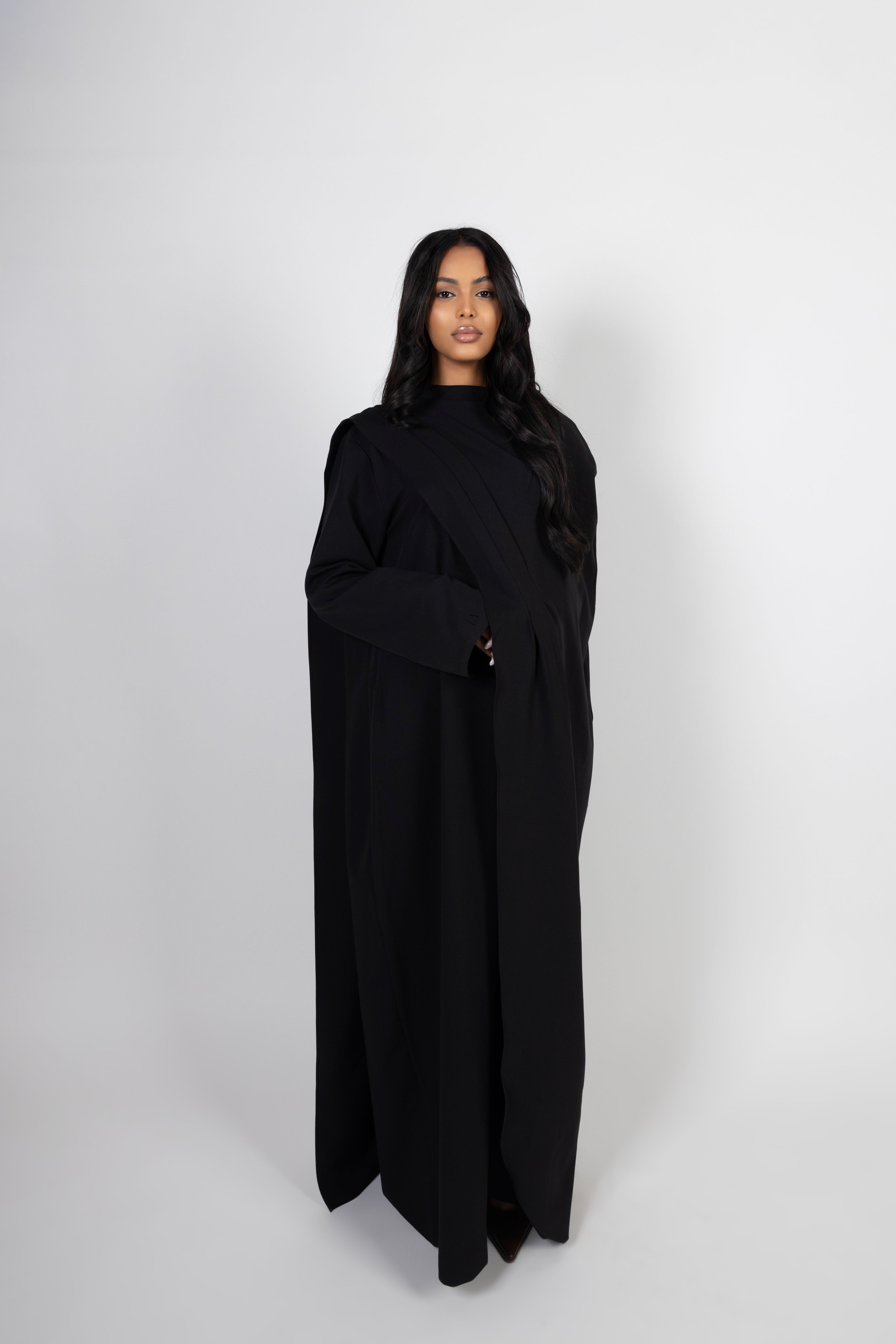 Serene Drape Dress - Noir